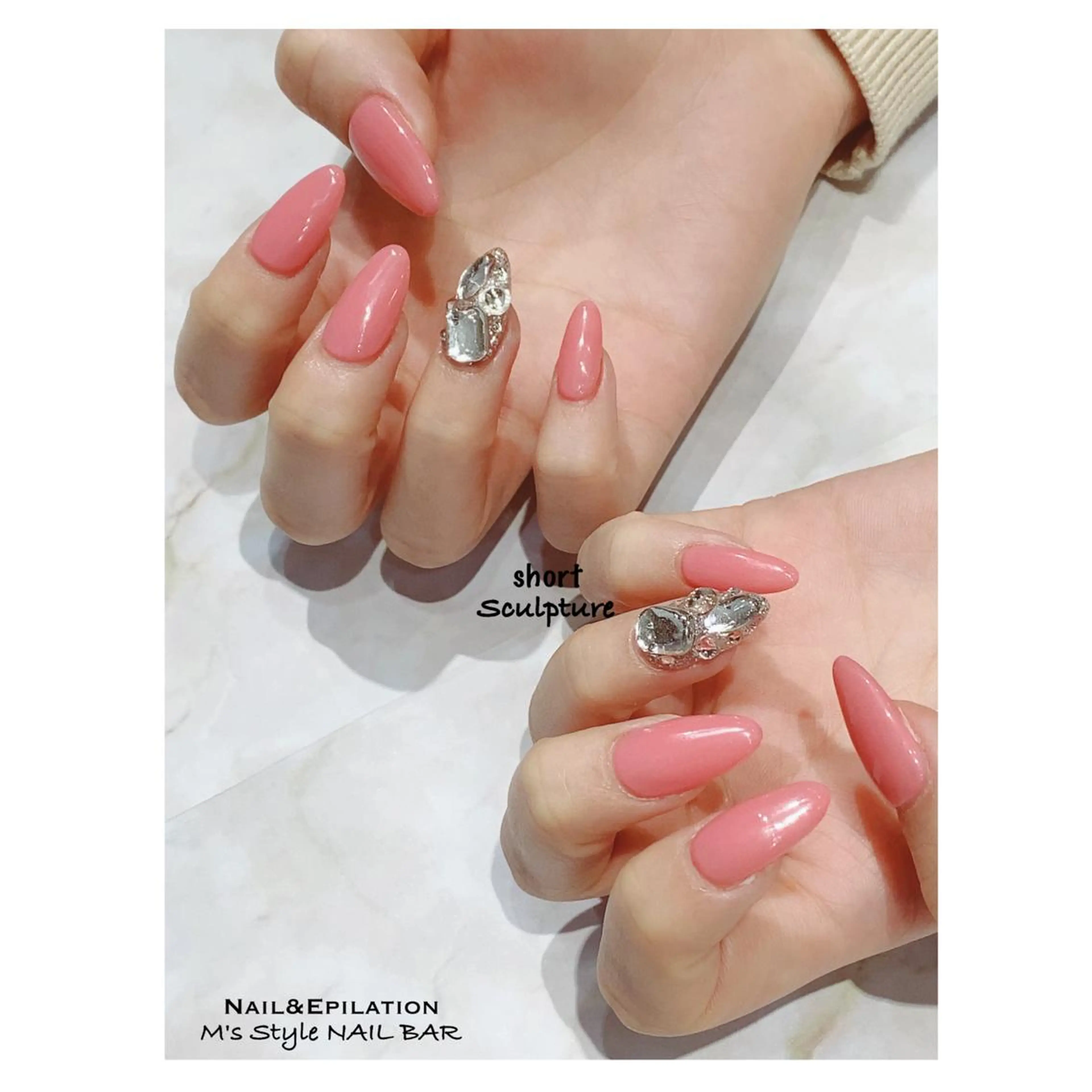 ネイル 成人式 入学式 卒業式 韓国ネイル ロングネイル ハンドネイル M's Style NAIL BARのエステ・リラクイメージ