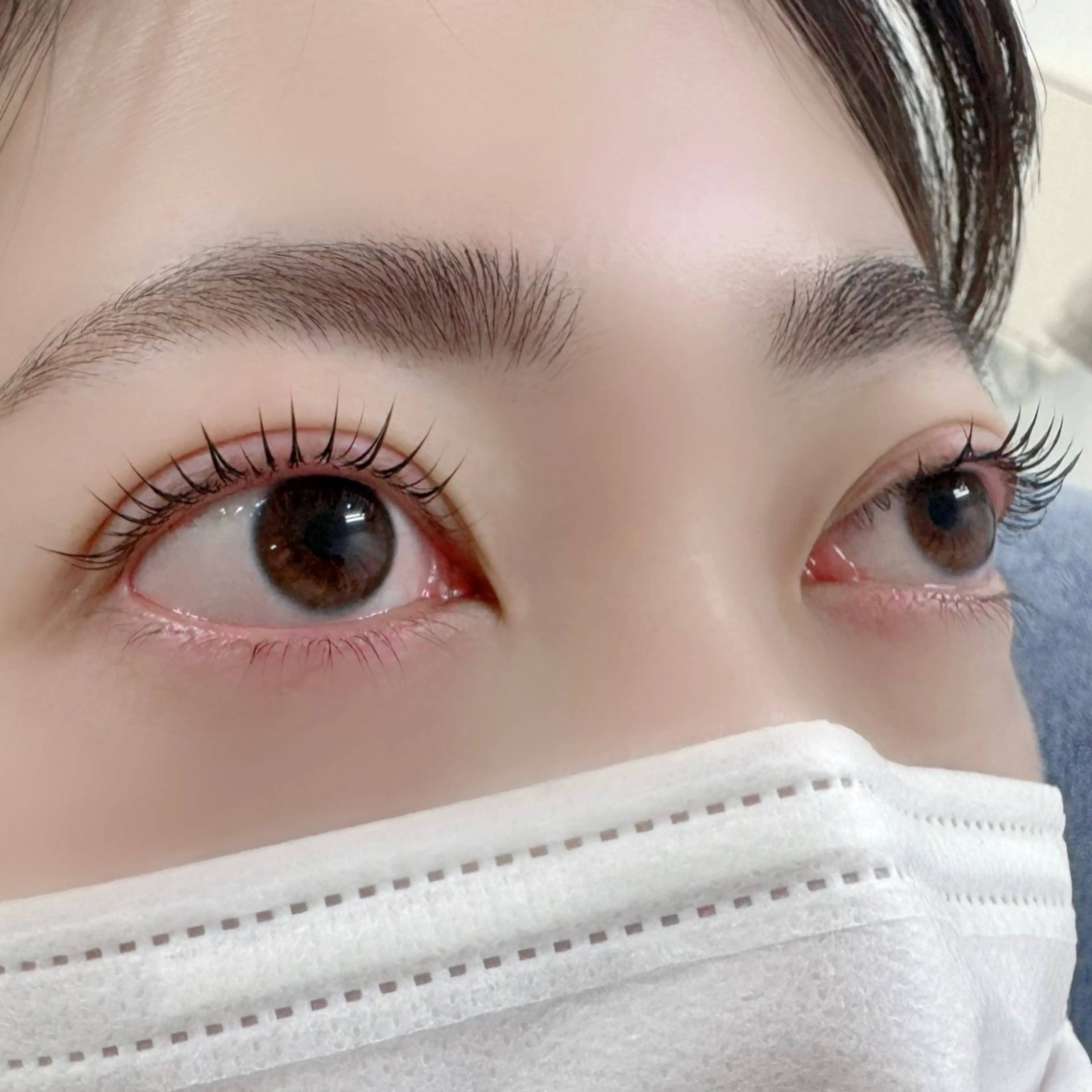 【低ダメージでマツパしたい方に🎶】パリジェンヌラッシュリフト🩰 高濃度トリートメントor束感コーティング仕上げ✨の写真