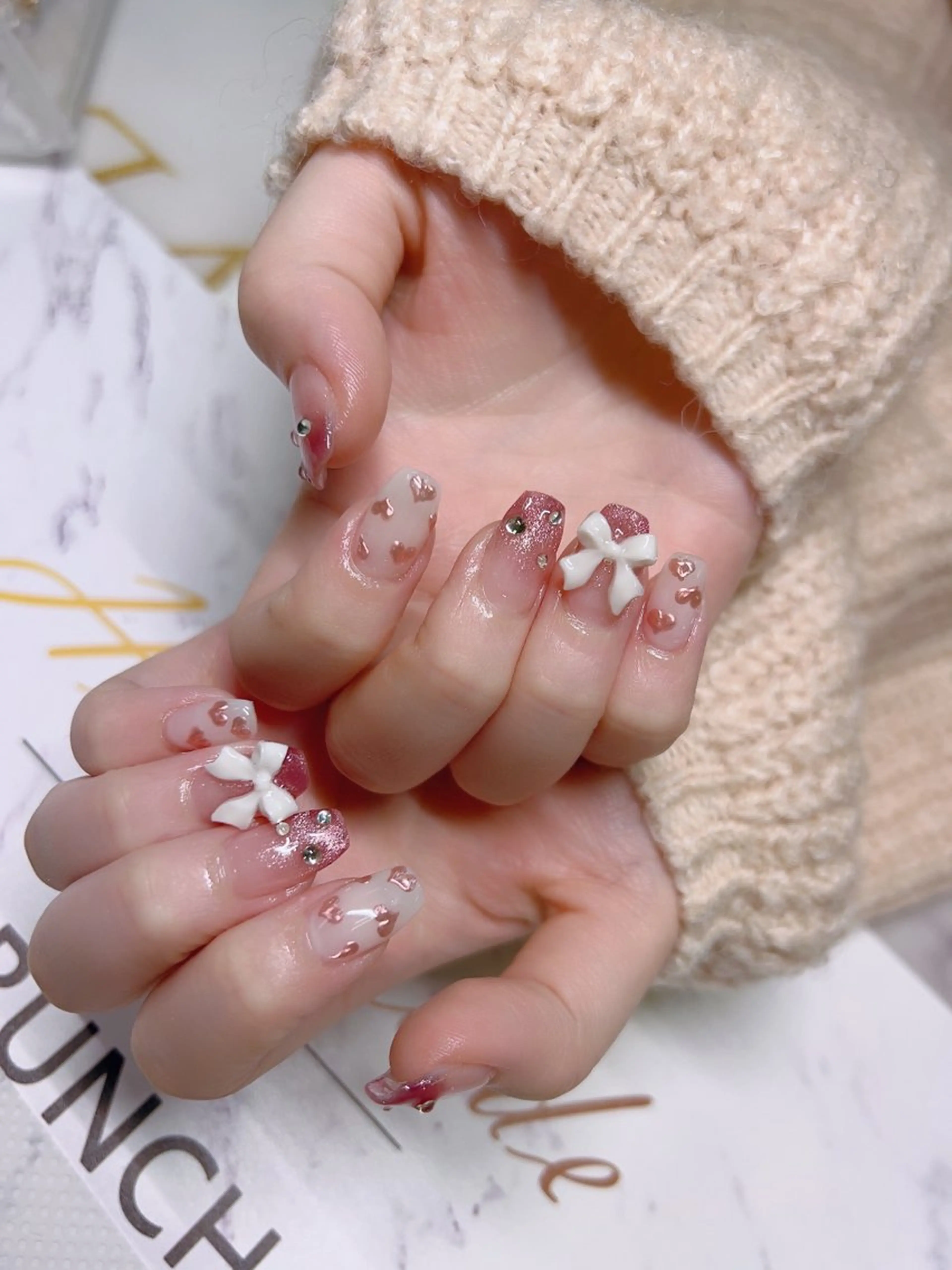 ネイル アートネイル クリアネイル フラッシュネイル フットネイル フレンチネイル インフィニティ ネイルサロンのネイルデザイン