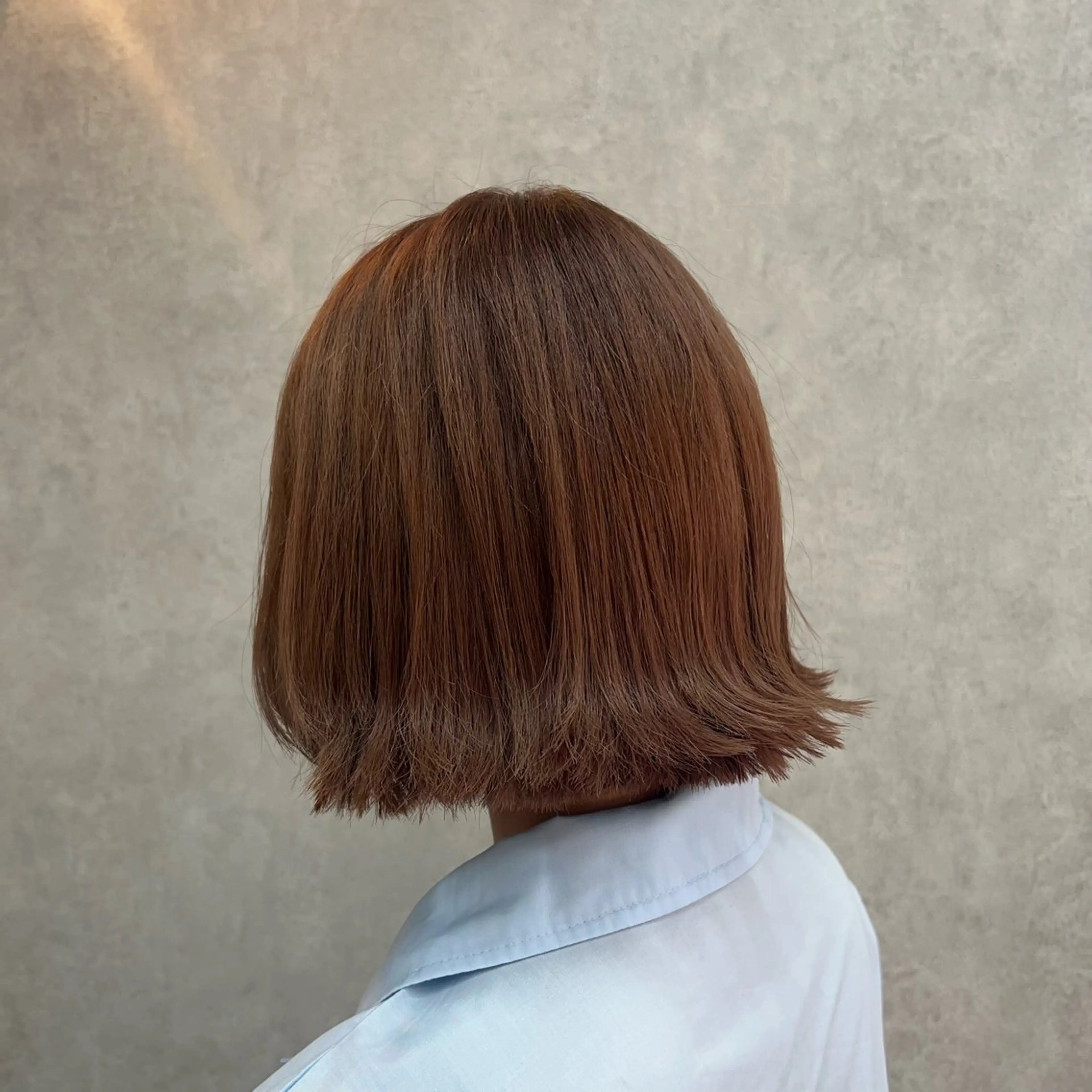 ミディアム ボブ 顔まわりレイヤー 顔周りカット レイヤーカット 松本 心雪🌱‬のヘアスタイル