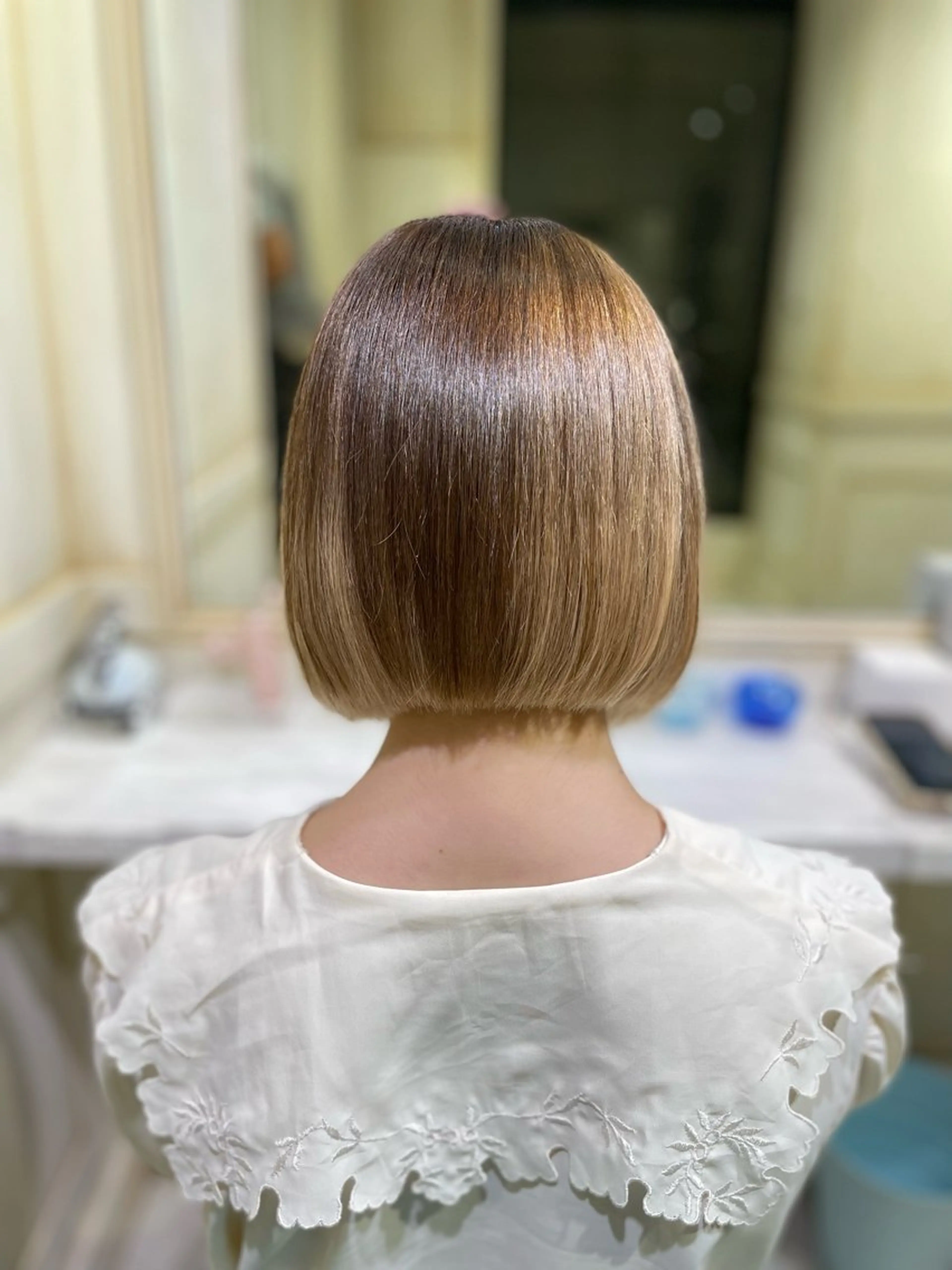 ミディアム 🌷ピンク/韓国風 暖色カラー ゆい🌷のヘアスタイル