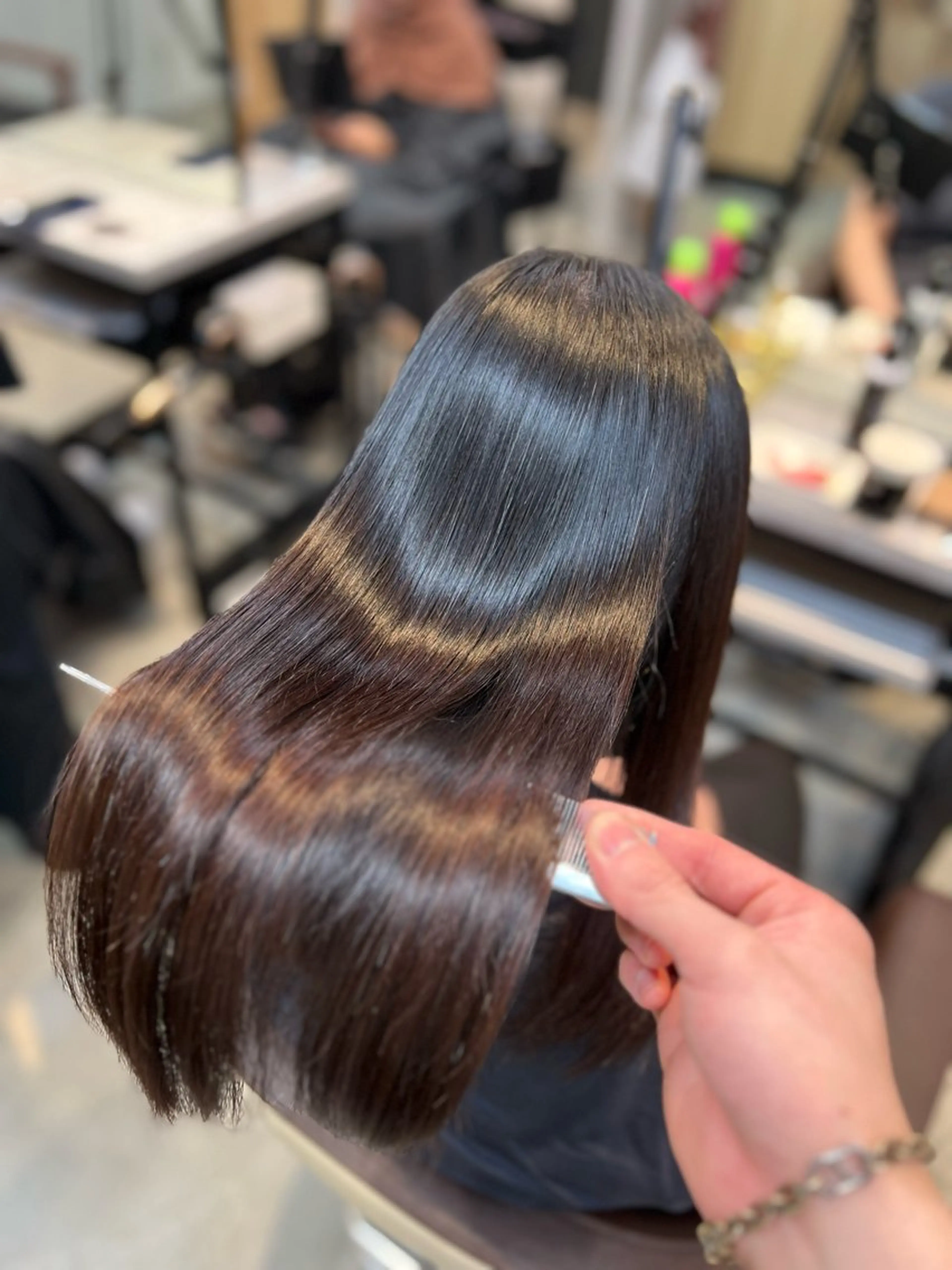 セミロング 髪質改善 ✨美髪縮毛矯正✨ HIKARIのヘアスタイル