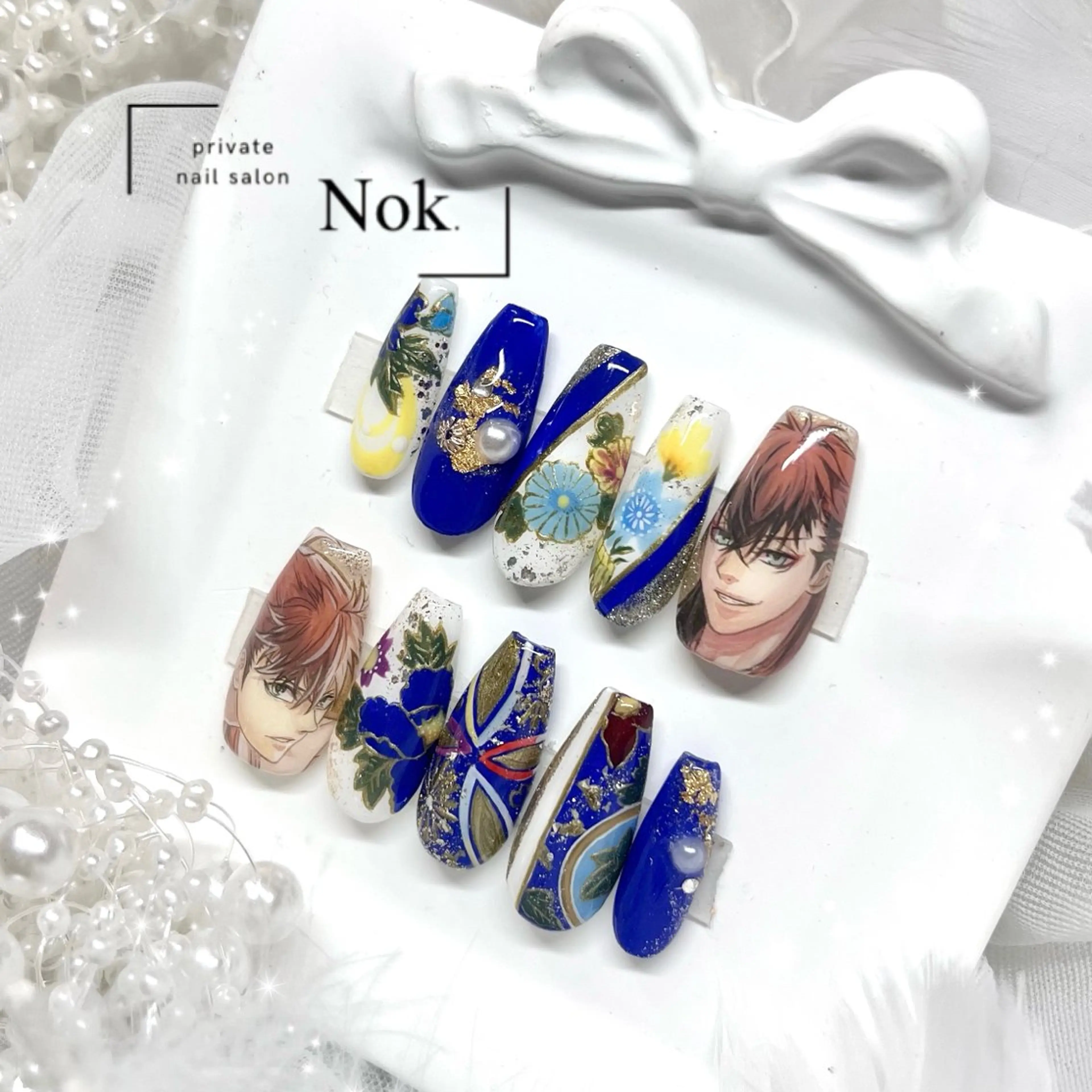 ネイル 成人式 ハンドネイル 池袋痛ネイル Nok. 渡辺のネイルデザイン