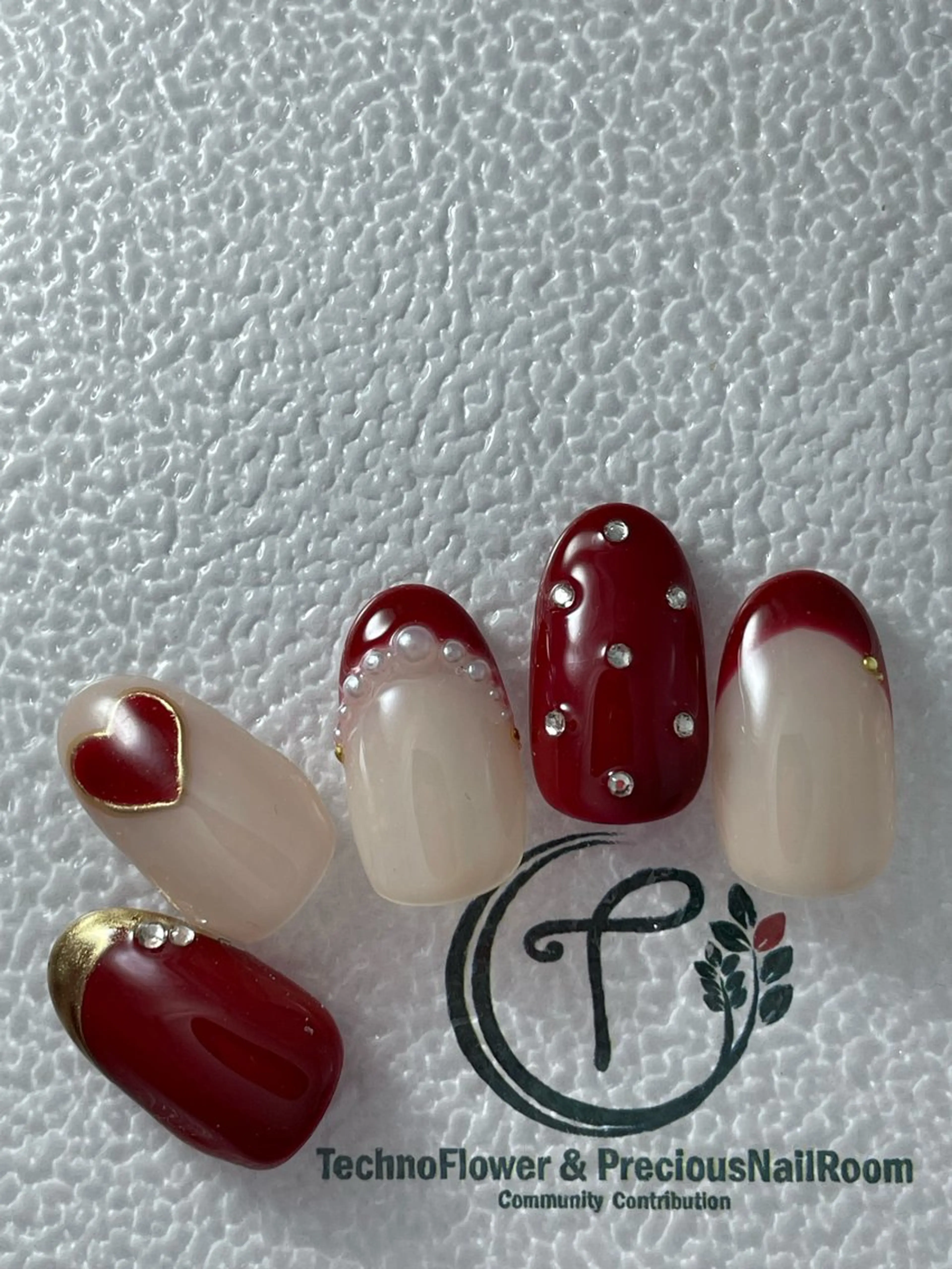 ネイル フラワーネイル precious nail room所属・precious nail  roomのネイルデザイン