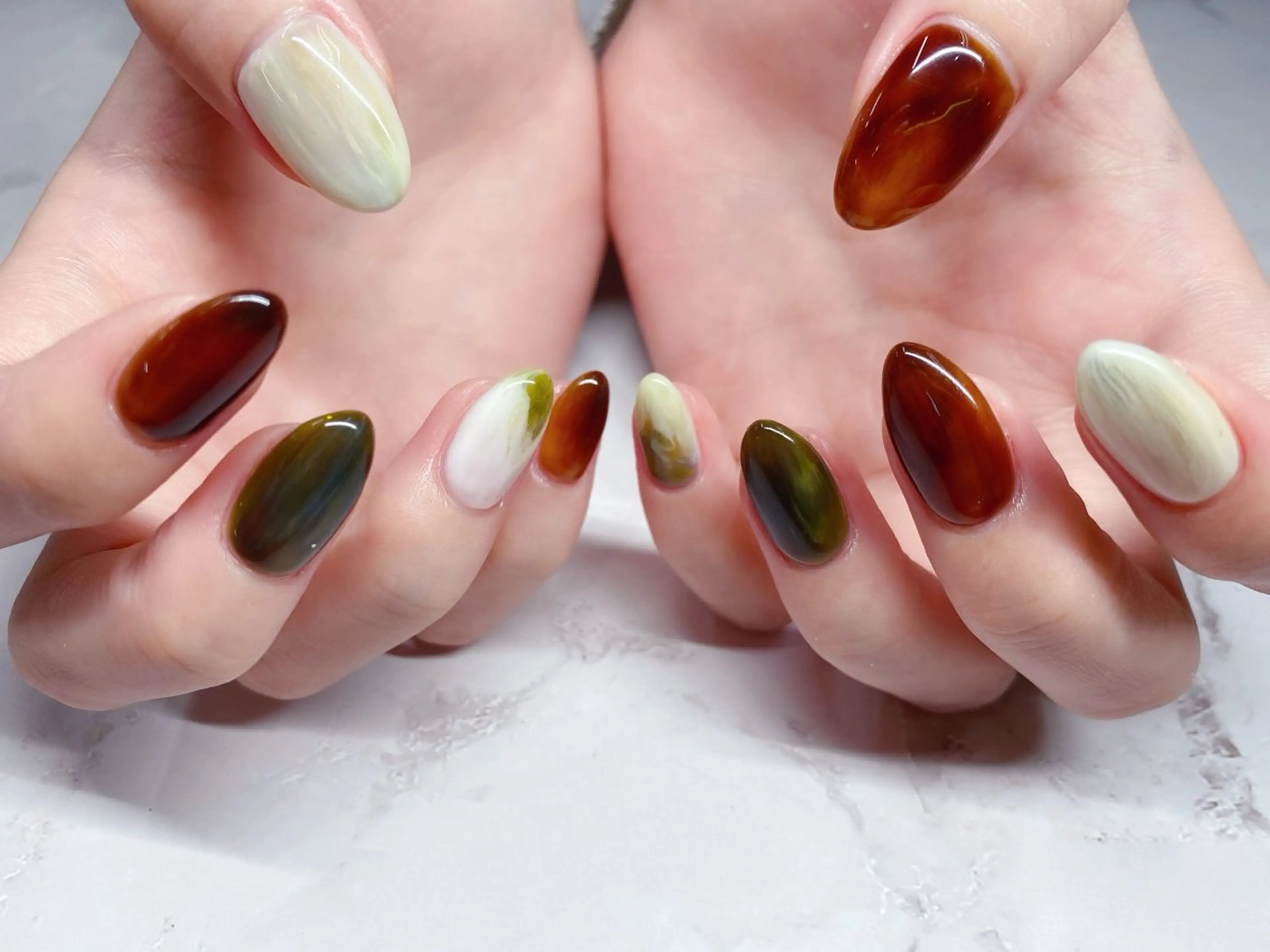 ネイル ハンドネイル (∩_∩)ミモネイル /eyelashのネイルデザイン