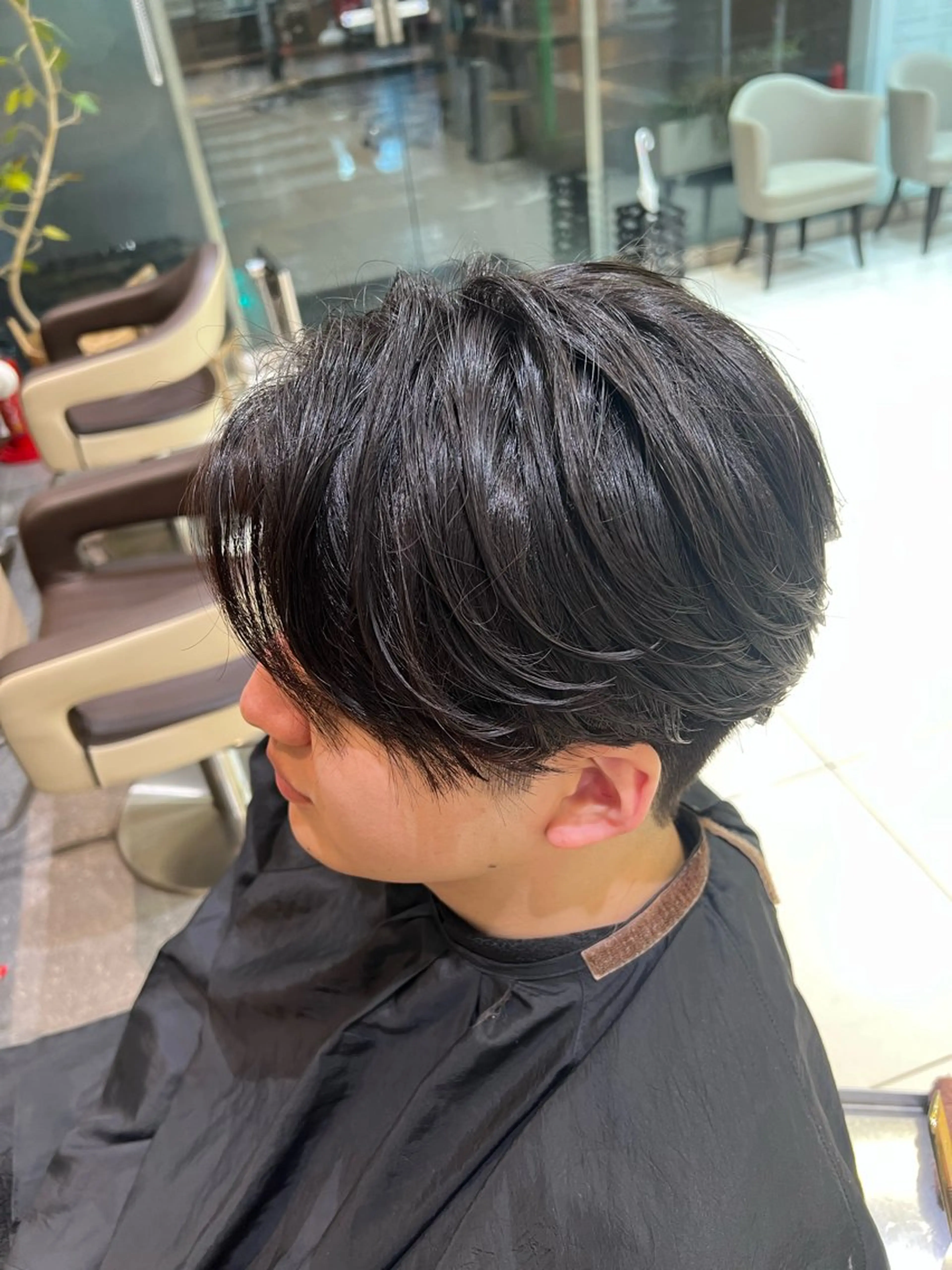 パーマ メンズ カット パーマ SENA 再現性 パーマと縮毛矯正のヘアスタイル