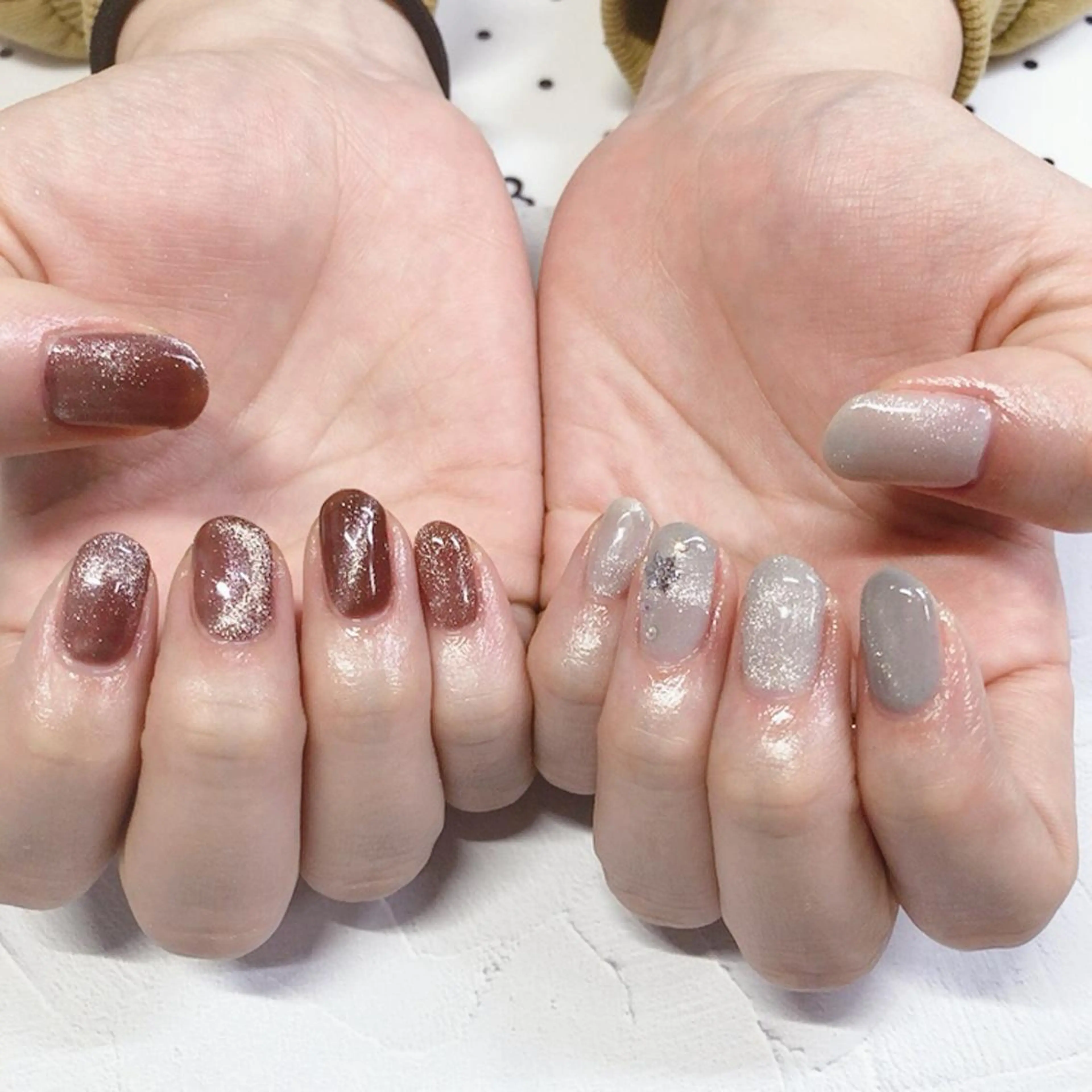 ネイル マグネットネイル 奥園 良恵のネイルデザイン