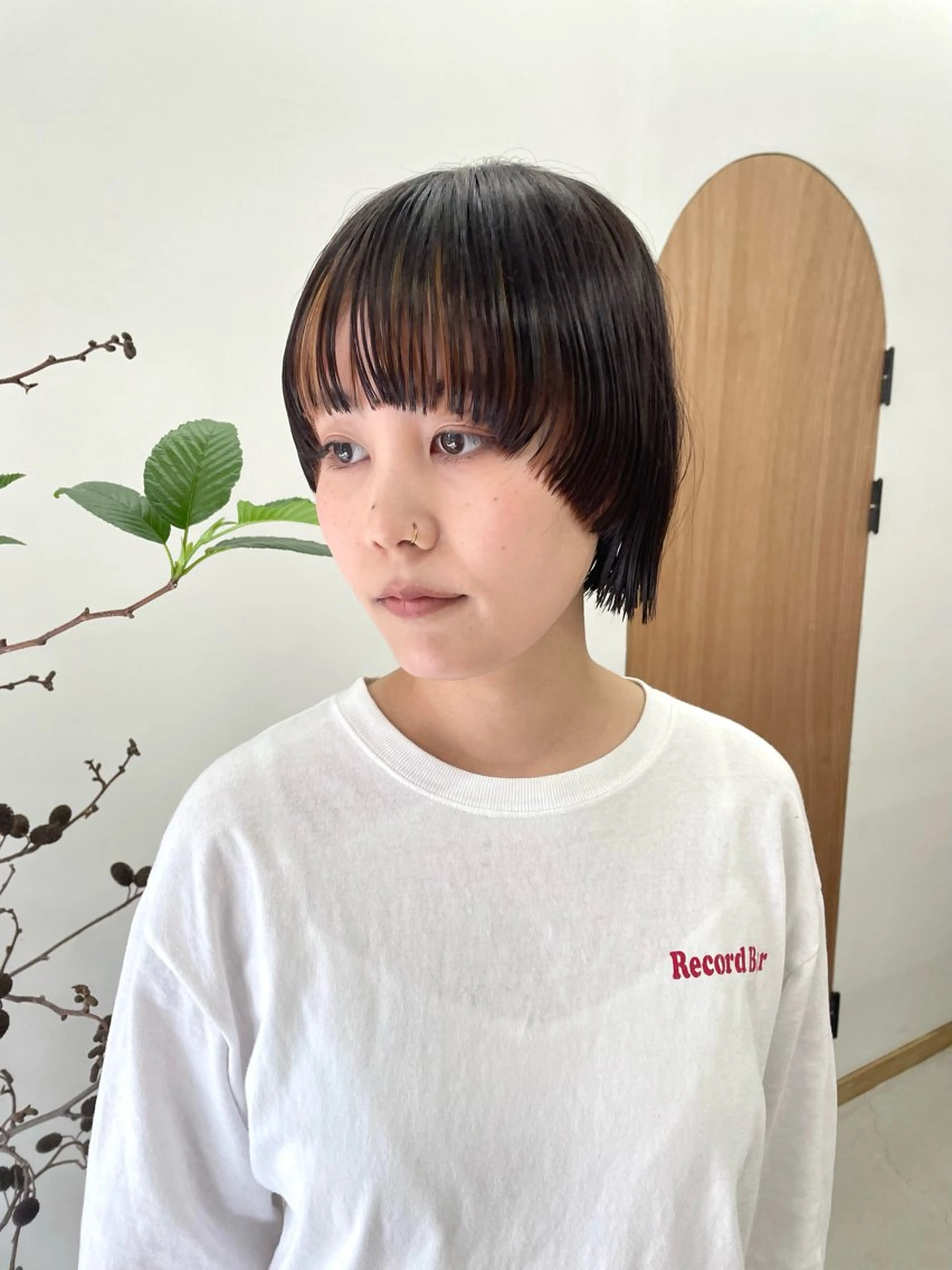 ミディアム カラー パーマ ヘアアレンジ メンズ メンズウルフカット ボブ ウルフカット カット ヘアカラー トリートメント tatsumi/ボブ ウルフ/レイヤーのヘアスタイル