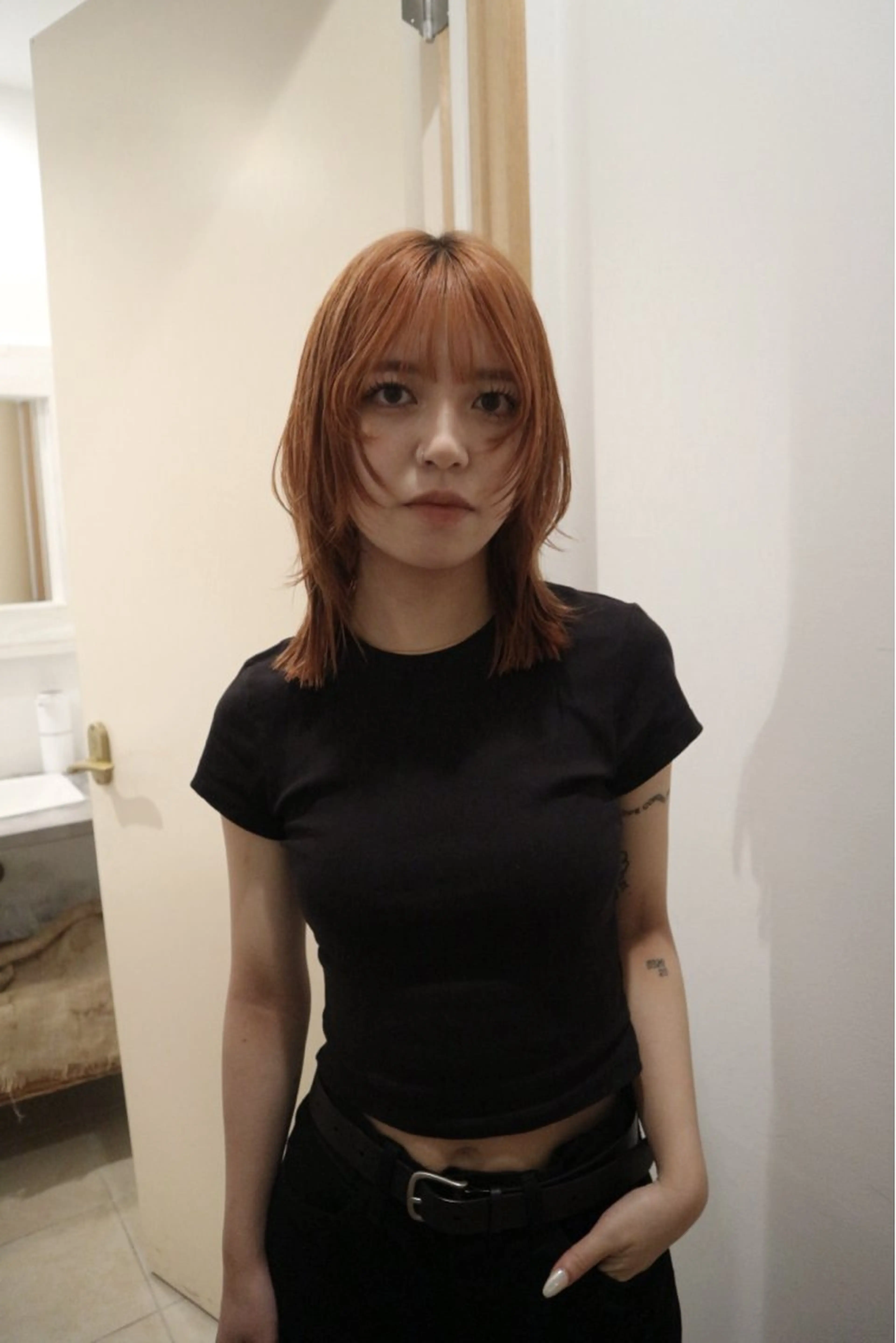 ミディアム カラー ALBUM  池袋所属・来美 / クルミのヘアスタイル