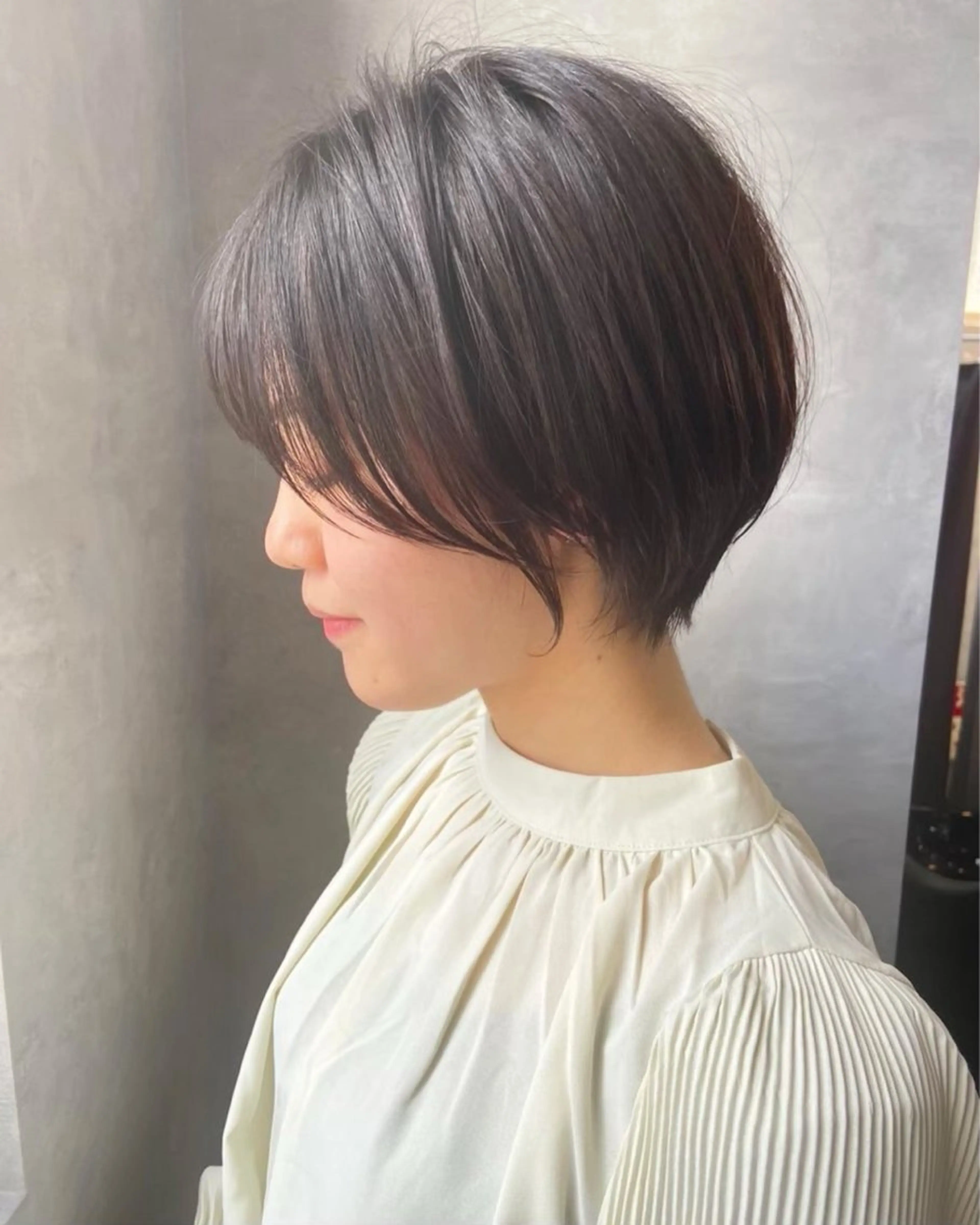 ショート ショートヘア 縮毛矯正 👑白髪ケア👑 ウメダナオヤのヘアスタイル