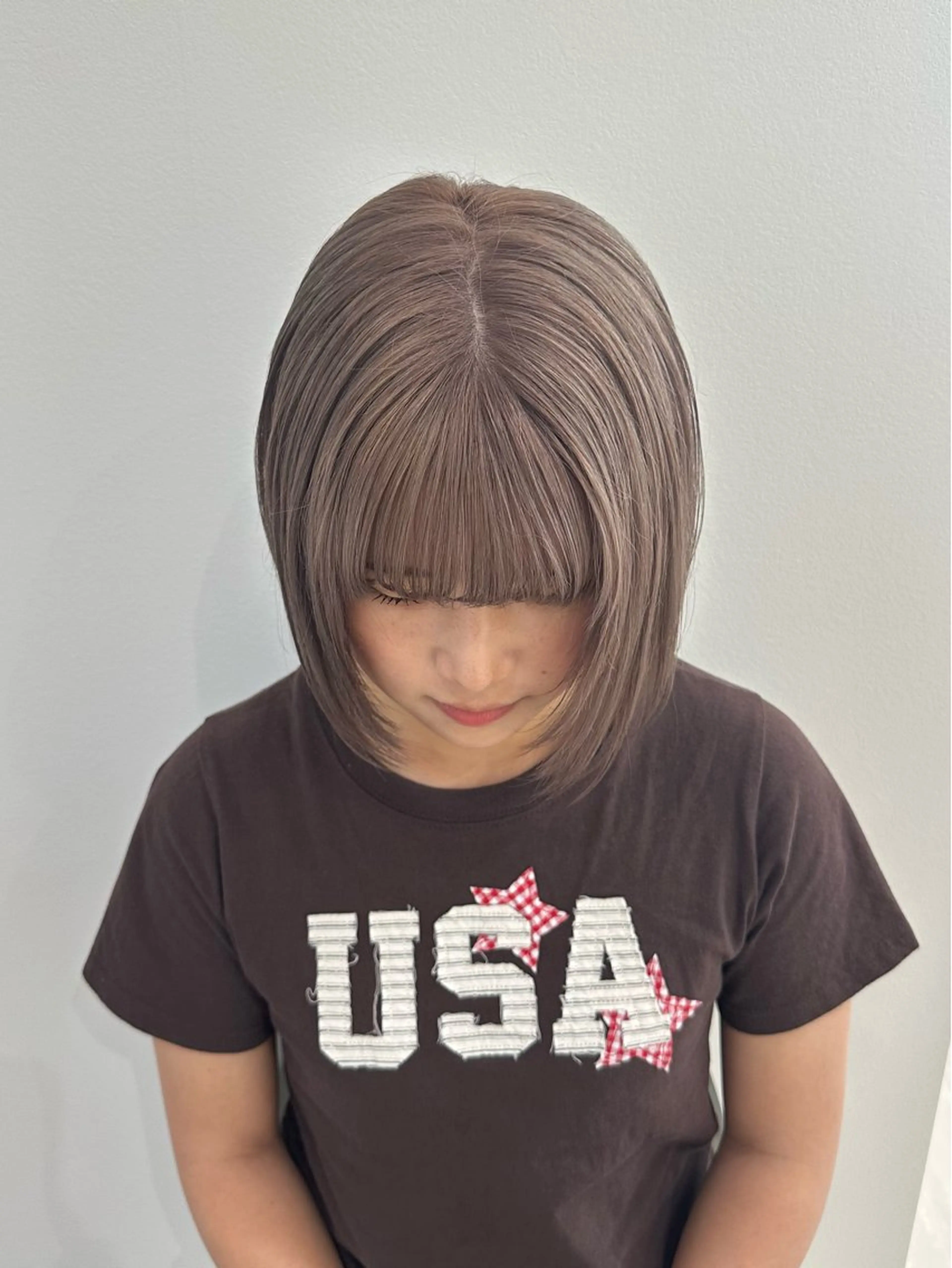 ミディアム ヘアカラー トリートメント REAL 心斎橋所属・ブリーチ/ベージュ /ピンク🦋ナツミのヘアスタイル