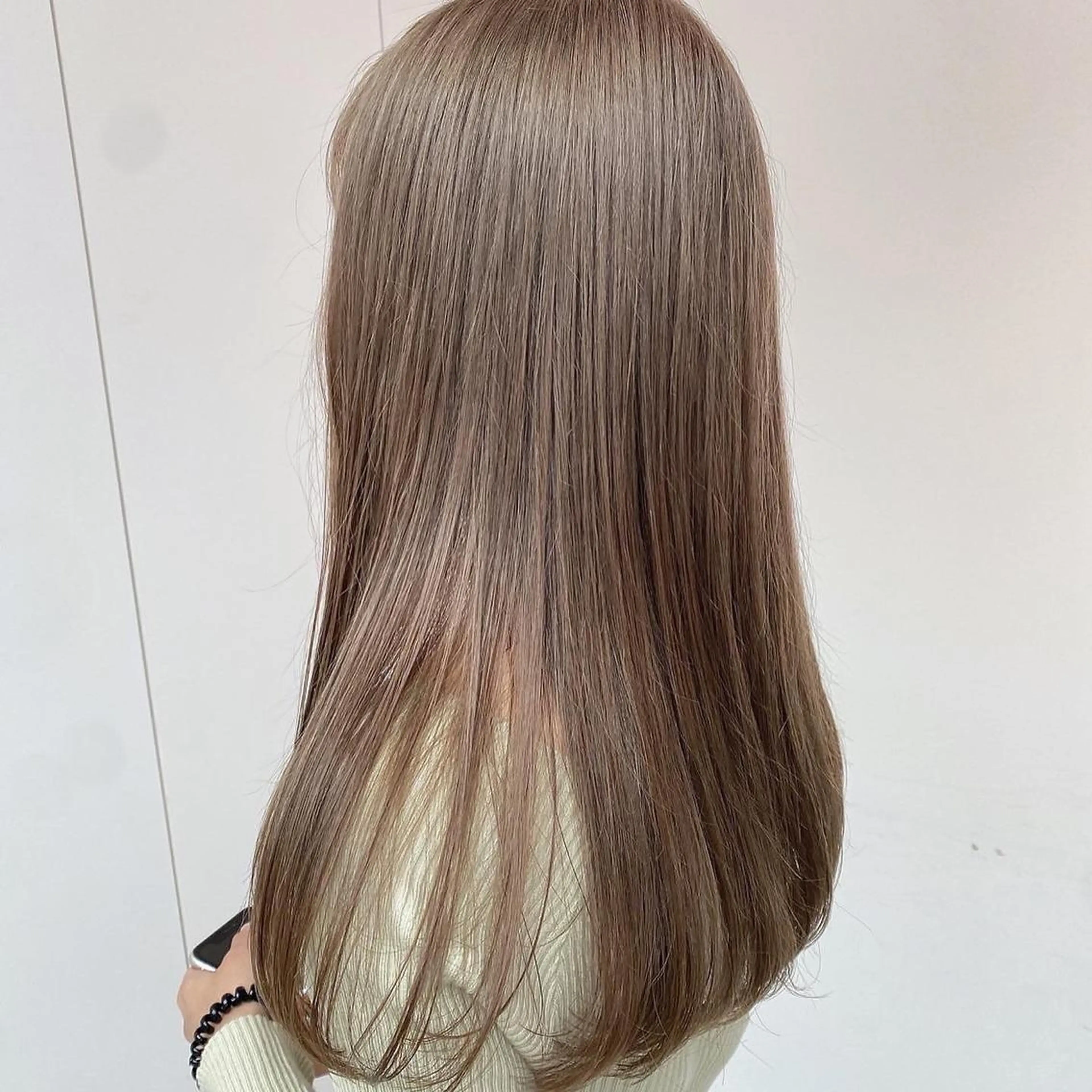 ロング ヘアカラー トリートメント ヘッドスパ ヘアセット まつパ/ケア ブリーチ/sEnAのヘアスタイル