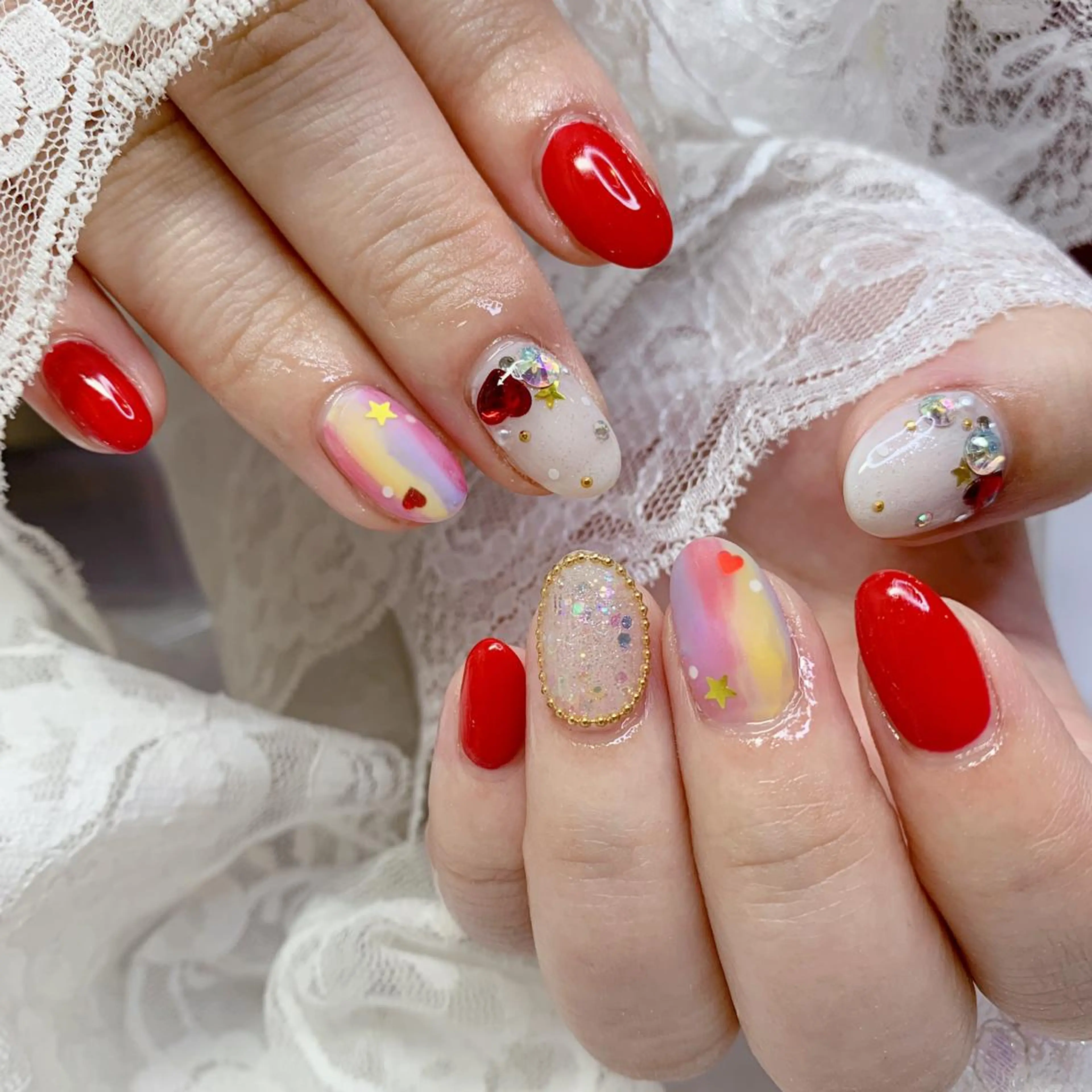 ネイル La neige* yuki 🥯🍑のネイルデザイン