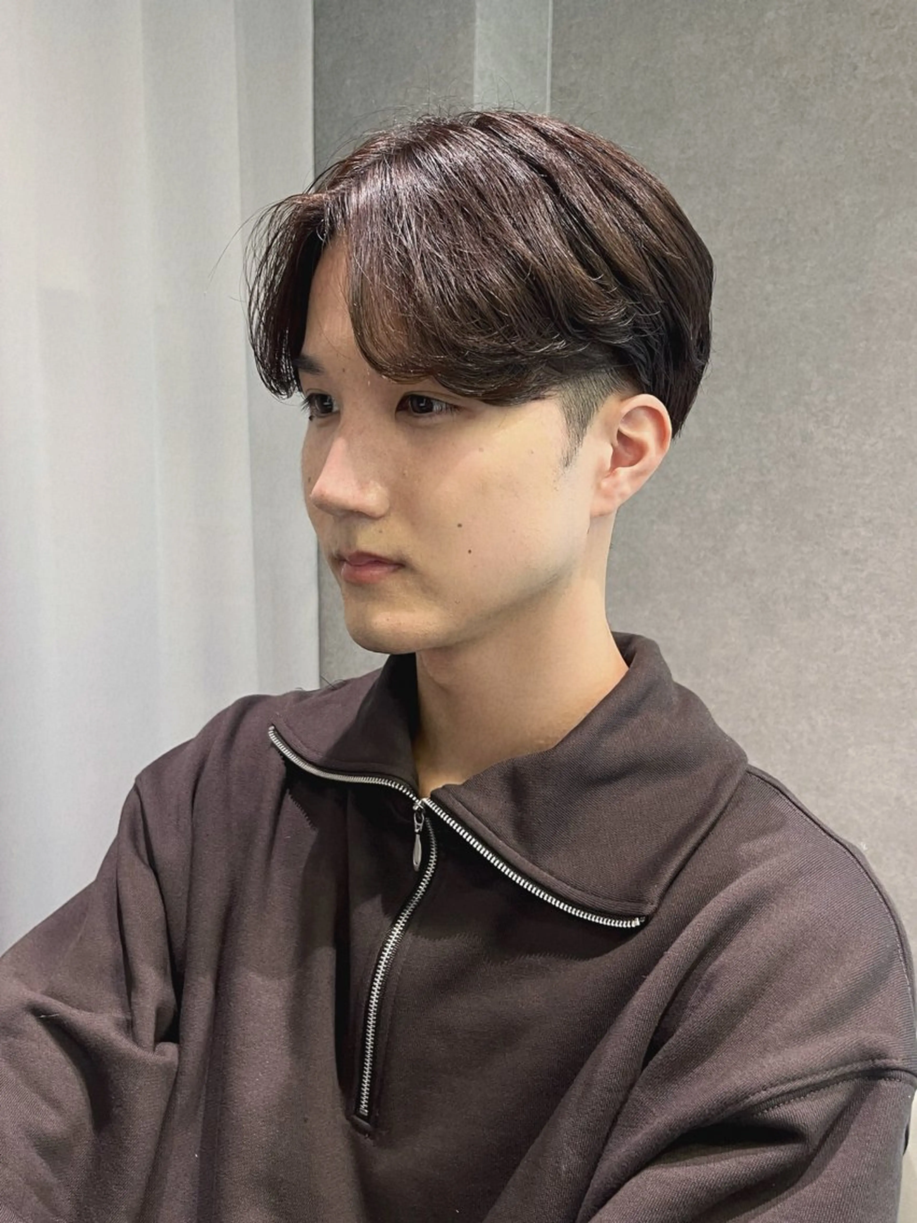 パーマ メンズ センターパート メンズパーマ Maison Land所属・KANA MIYOSHIのヘアスタイル