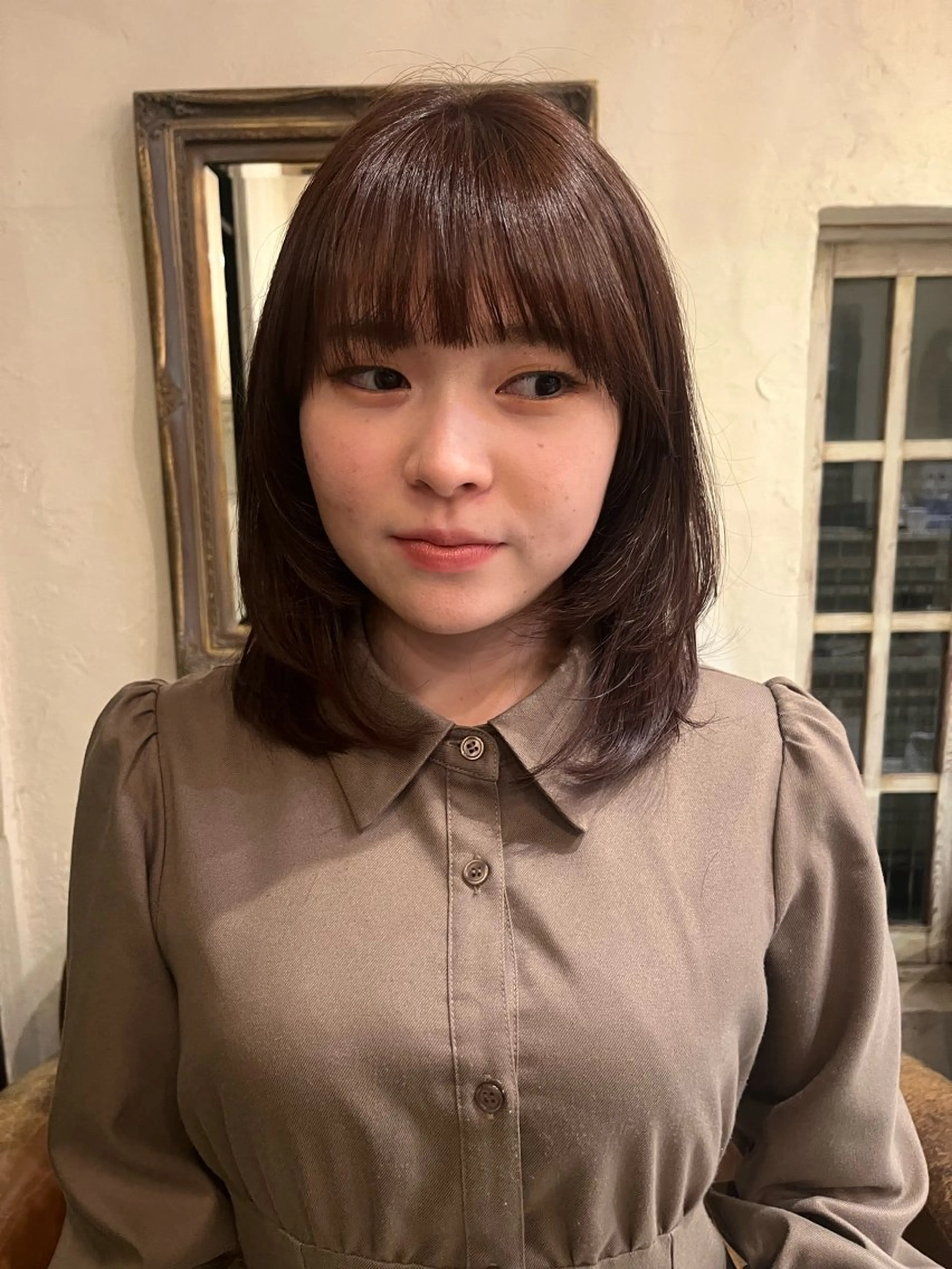 ミディアム カラー レイヤーカット rise /メンズカットのヘアスタイル