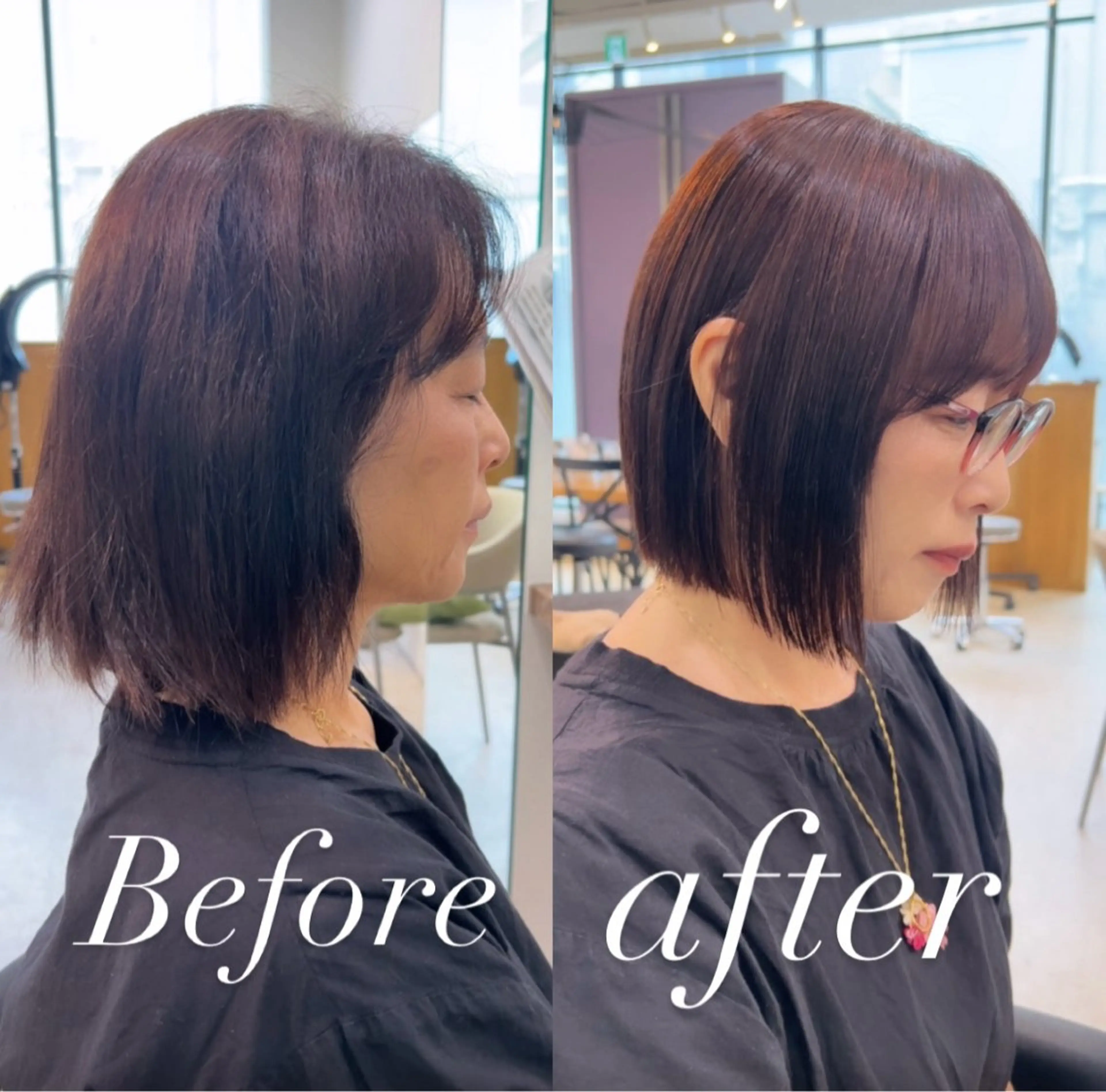 ショート 縮毛矯正支持率N O.1あおい🕊️✨のヘアスタイル