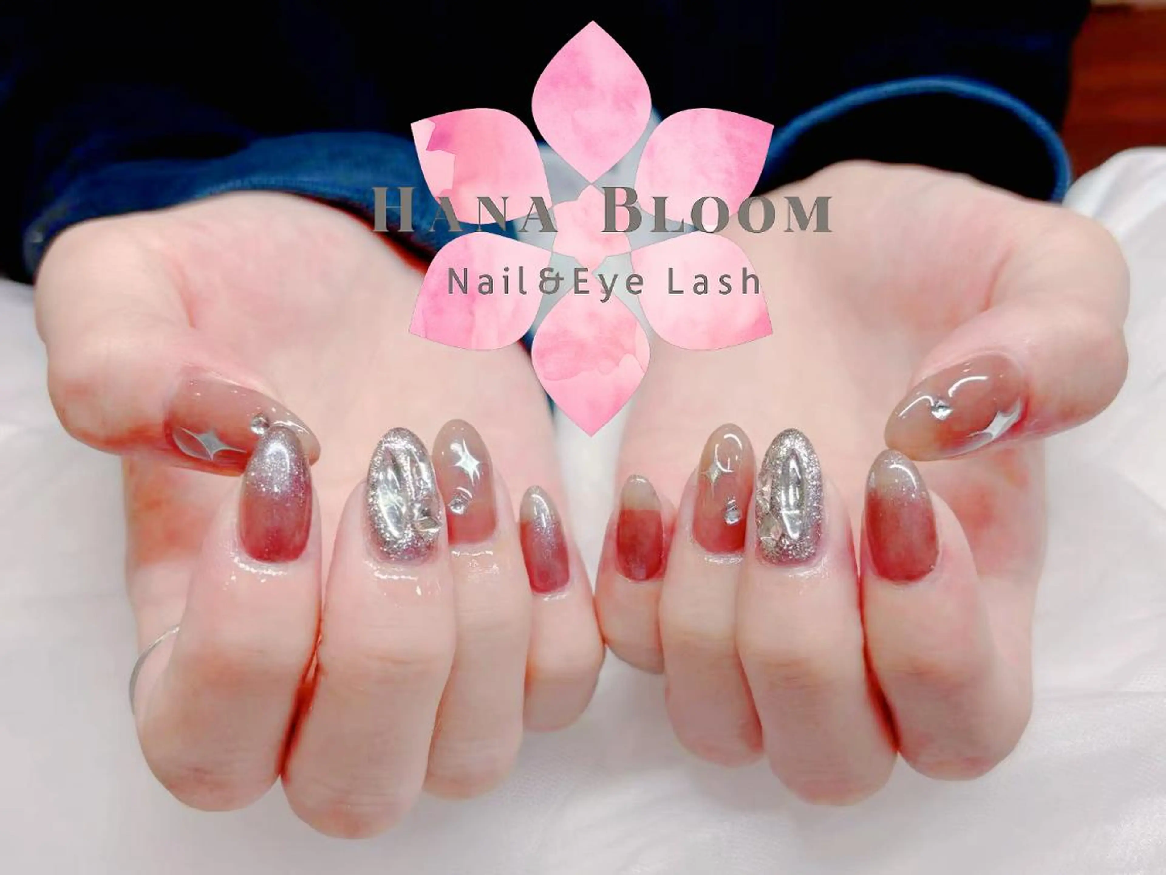 ネイル 長さ出し ジェルネイル 韓国ネイル 持ち込み パラジェル ハンドネイル ハンドケア Hana Bloom Nail💜Akiのネイルデザイン