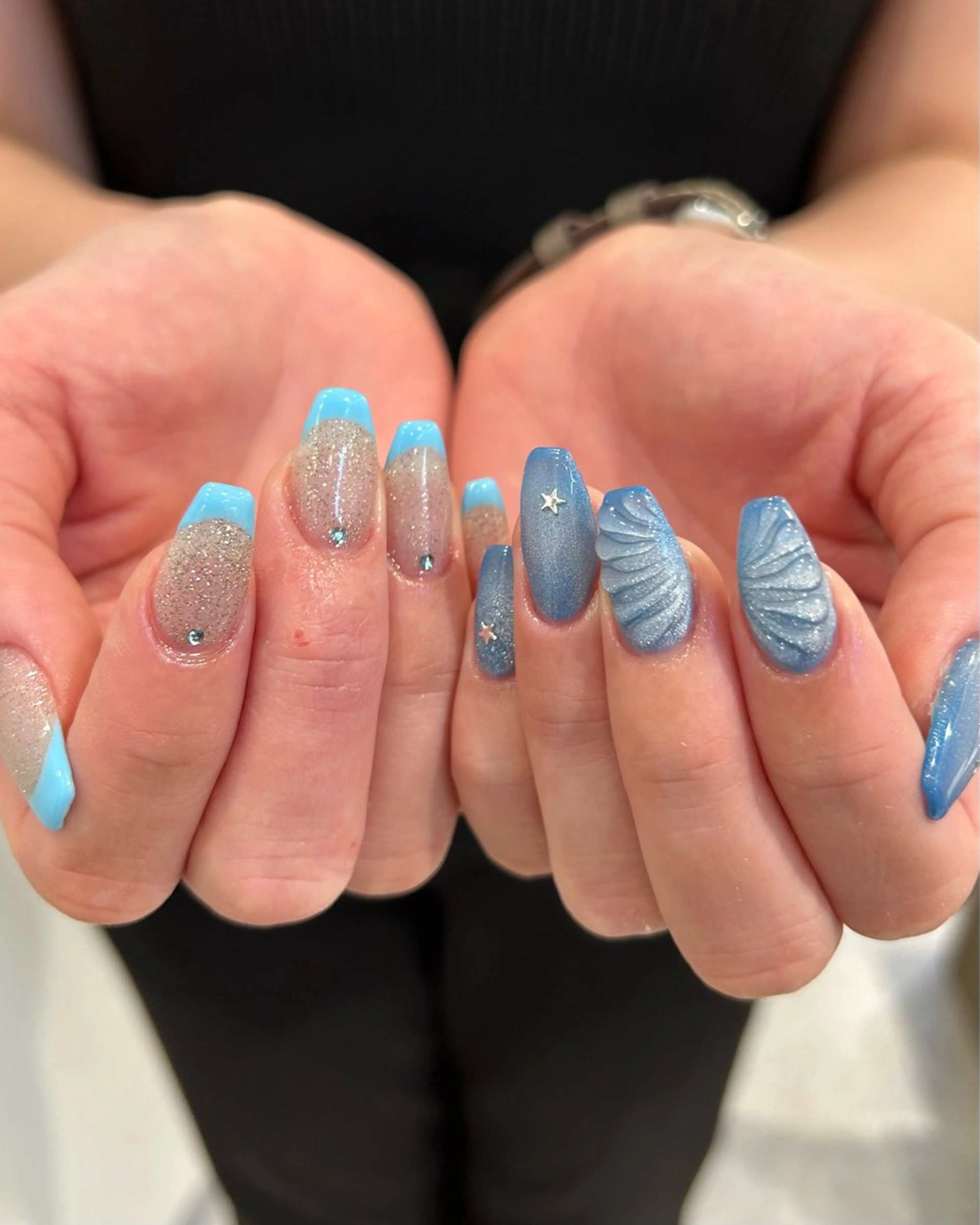 【オフあり】長さ出し+ミドルアートコース⭐️(Gel-X)※補足説明を必ずご確認下さいの写真