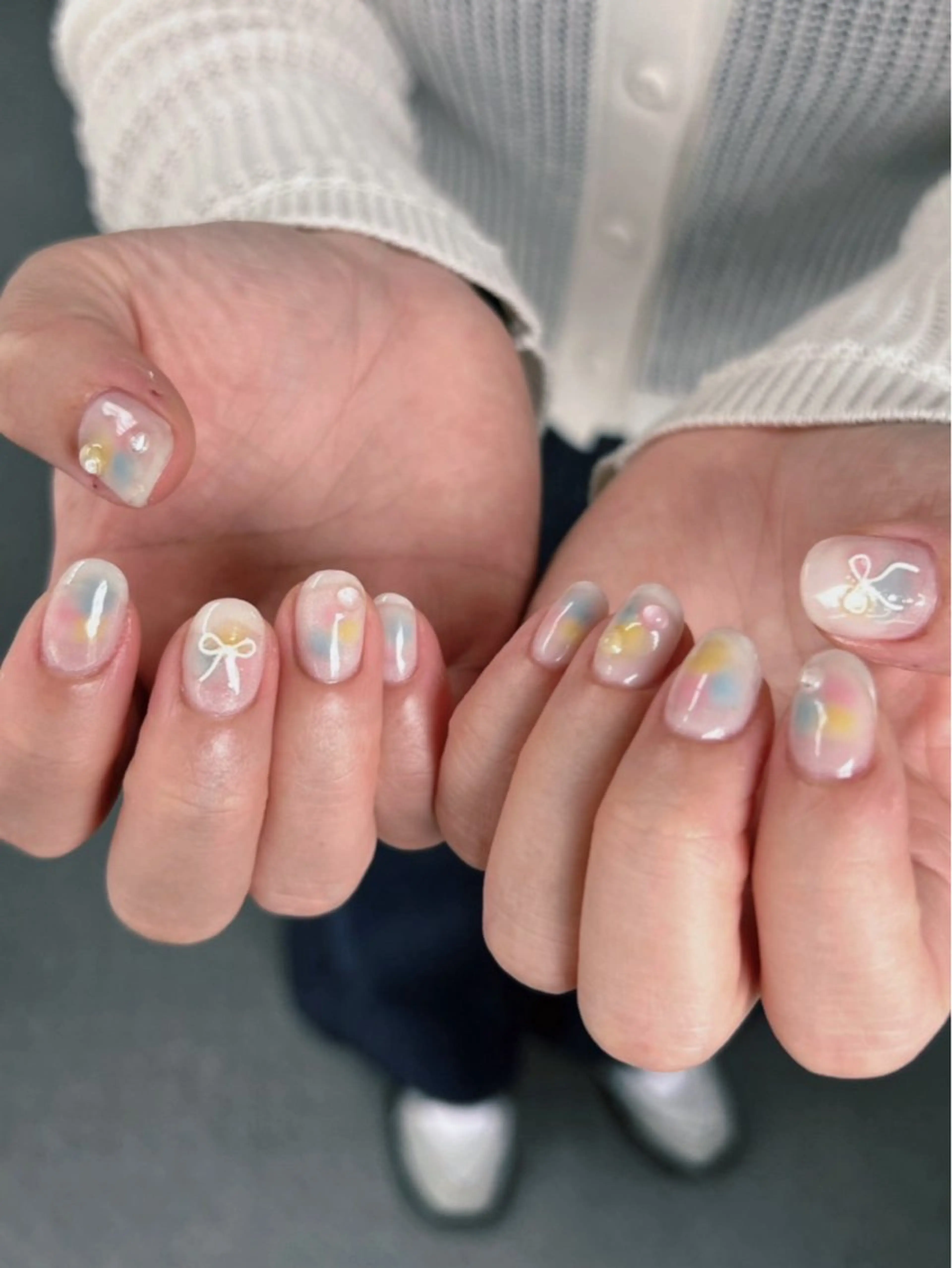 ミディアム ハンドネイル Nbibi nail salonのネイルデザイン