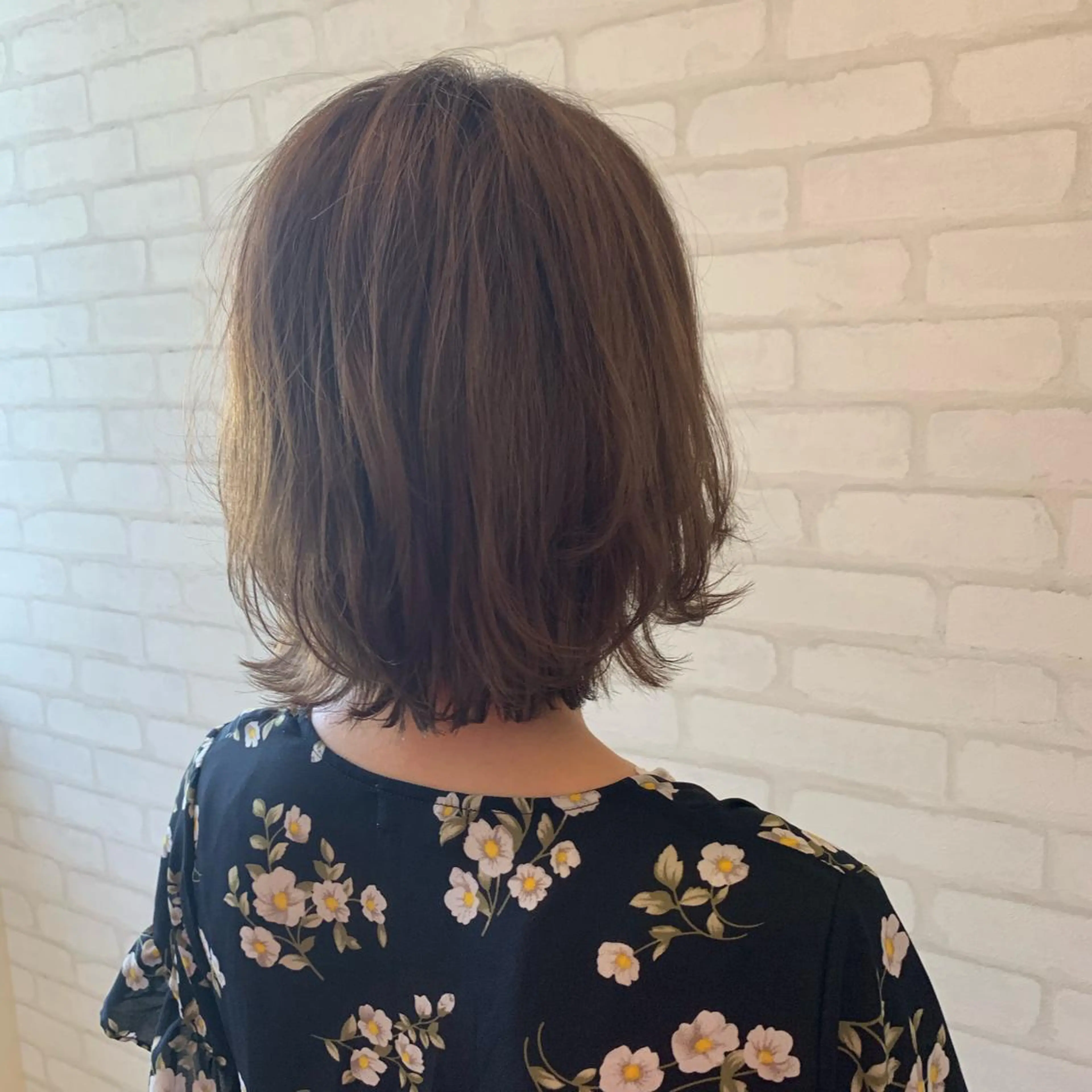 ミディアム カット ヘアカラー トリートメント 高橋 一矢のヘアスタイル