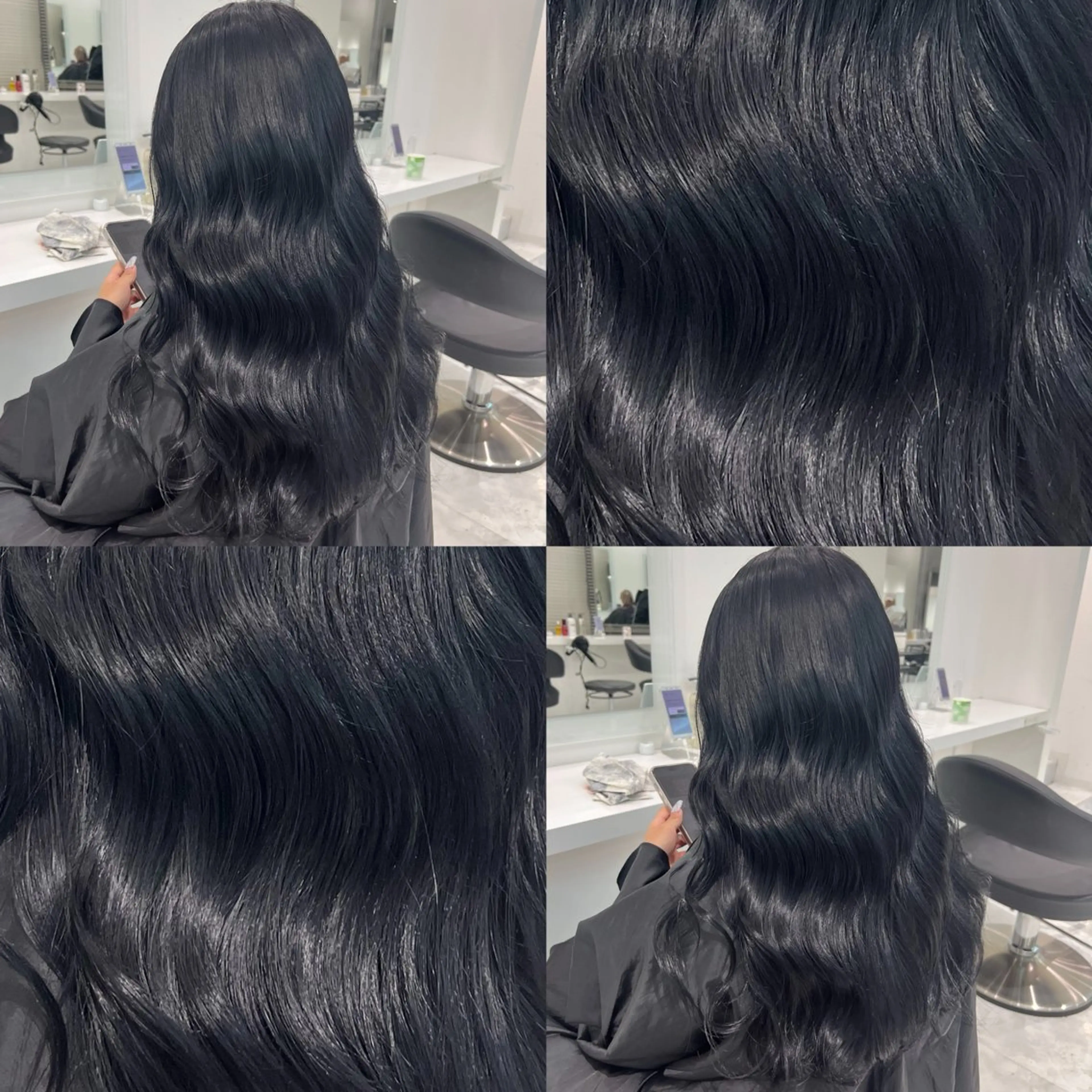 ロング カラー 黒髪 髪質改善 トリートメント カット ヘアカラー トリートメント ヘッドスパ ヘアセット 💖SAE💖 銀座美容師のヘアスタイル