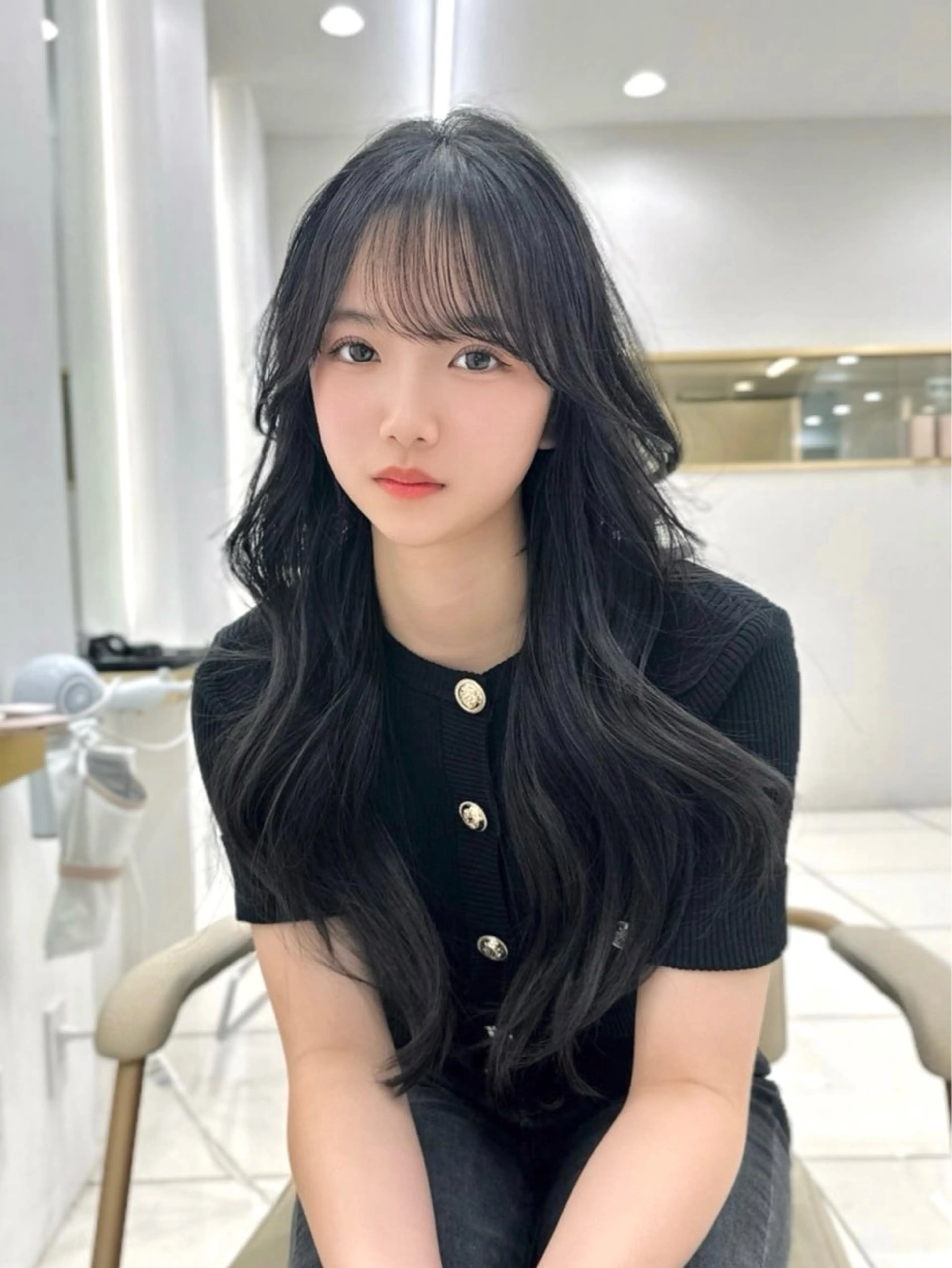 ロング カラー カット ヘアカラー トリートメント MAEUL NAGOYA所属・前髪顔周り/レイヤー 韓国/桔川恒のヘアスタイル