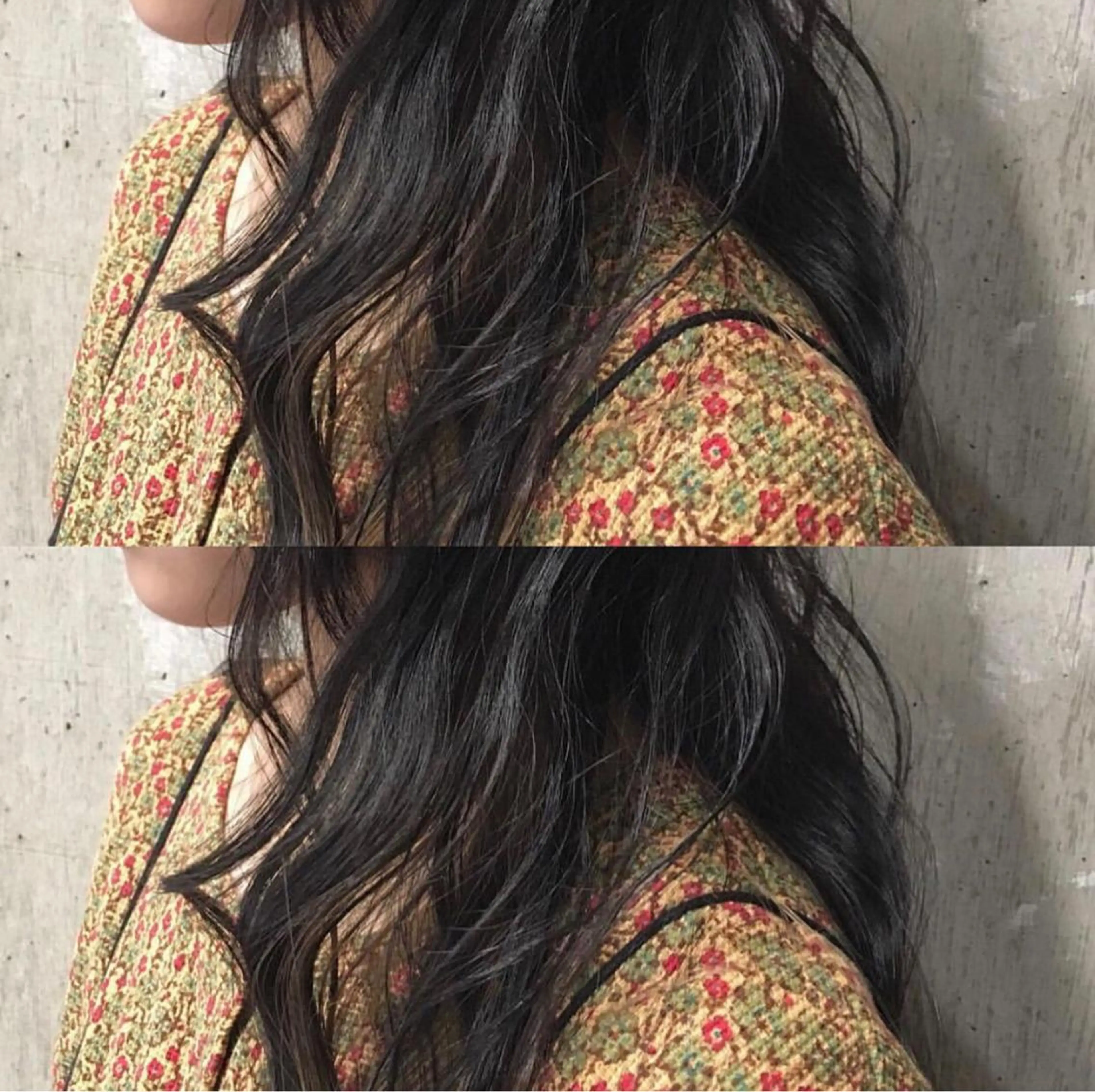 ロング カラー パーマ カット ヘアカラー selma est所属・ショート/韓国ヘア Moto✂︎のヘアスタイル