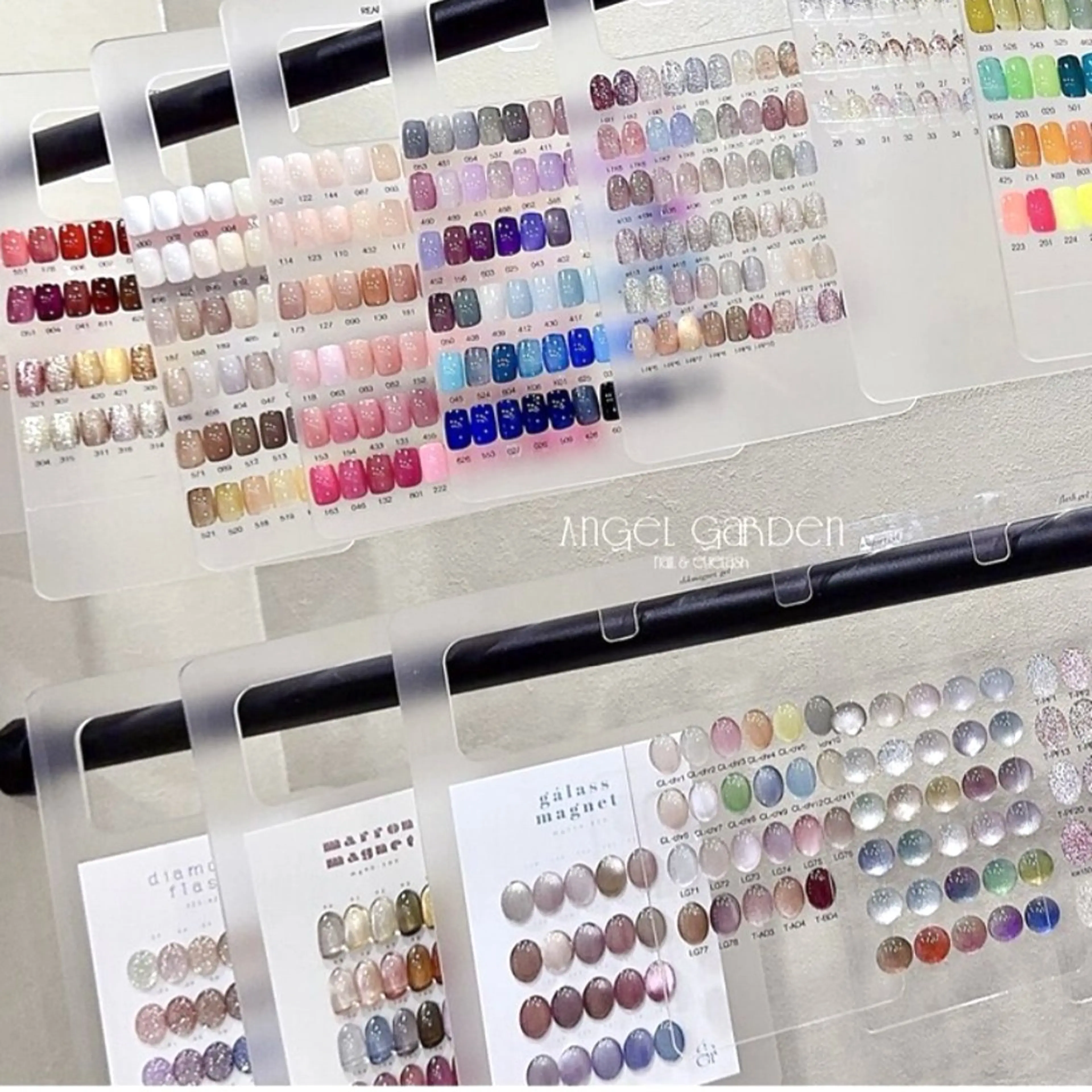 ネイル ブルー フラッシュネイル ラメ(グリッター) マグネットネイル マットネイル Angelgarden nail&eye 青山店所属・𝐚 𝐤 𝐢のネイルデザイン