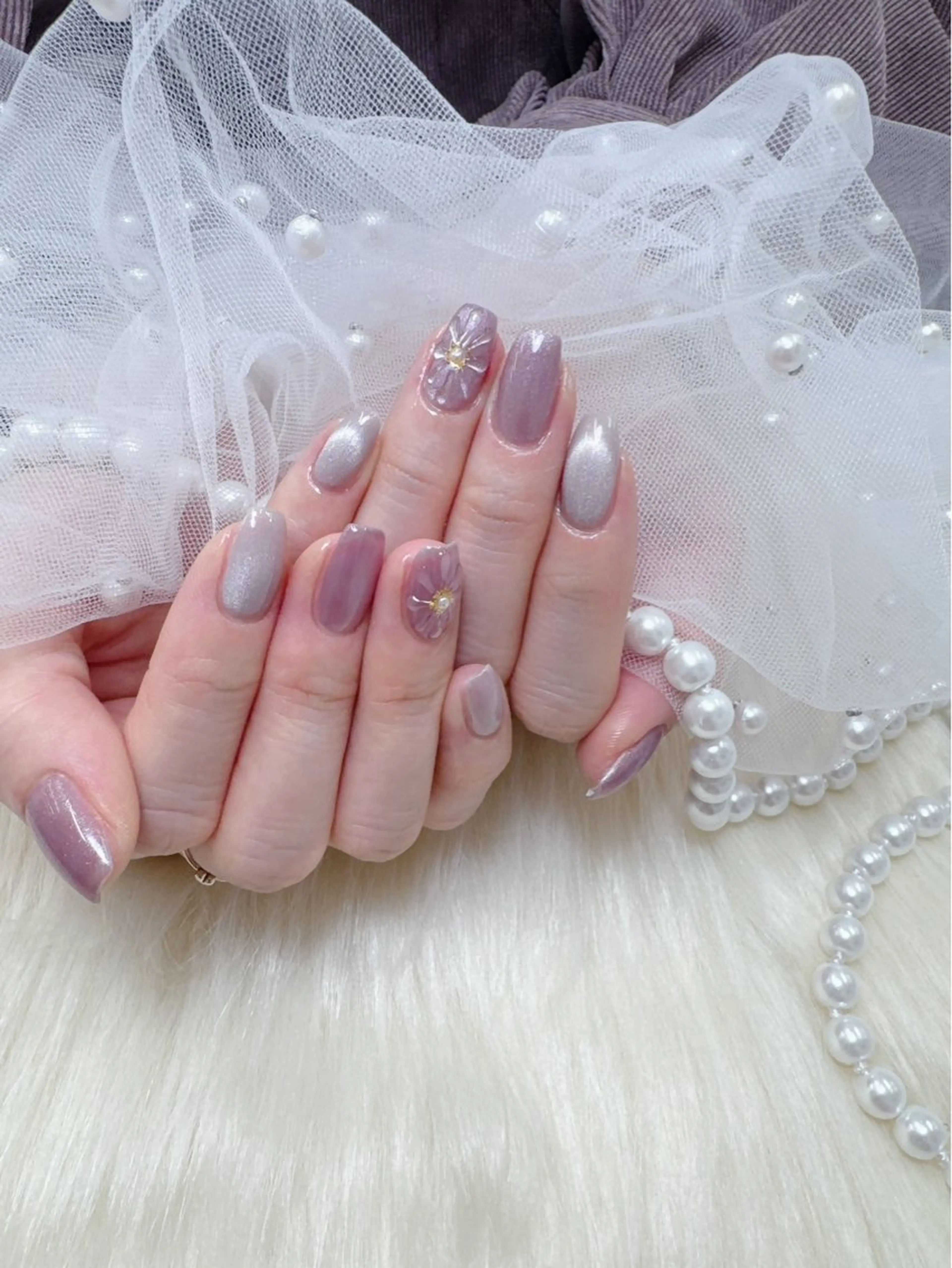 《ハンド》華やかデザイン🎀オフ無しの写真