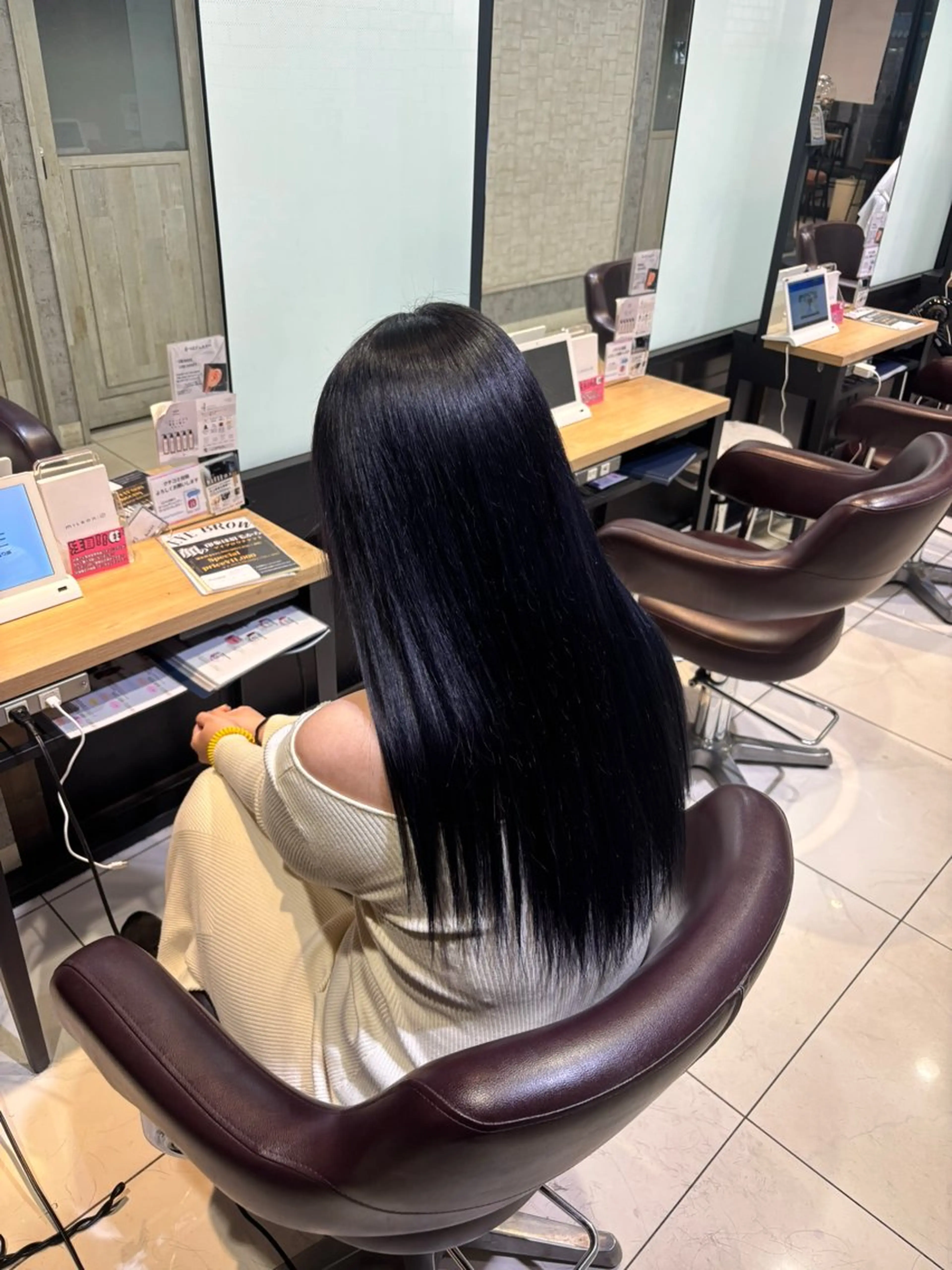 ロング カラー ヘアカラー 韓国髪質改善艶カラー /レイヤー/miyuのヘアスタイル