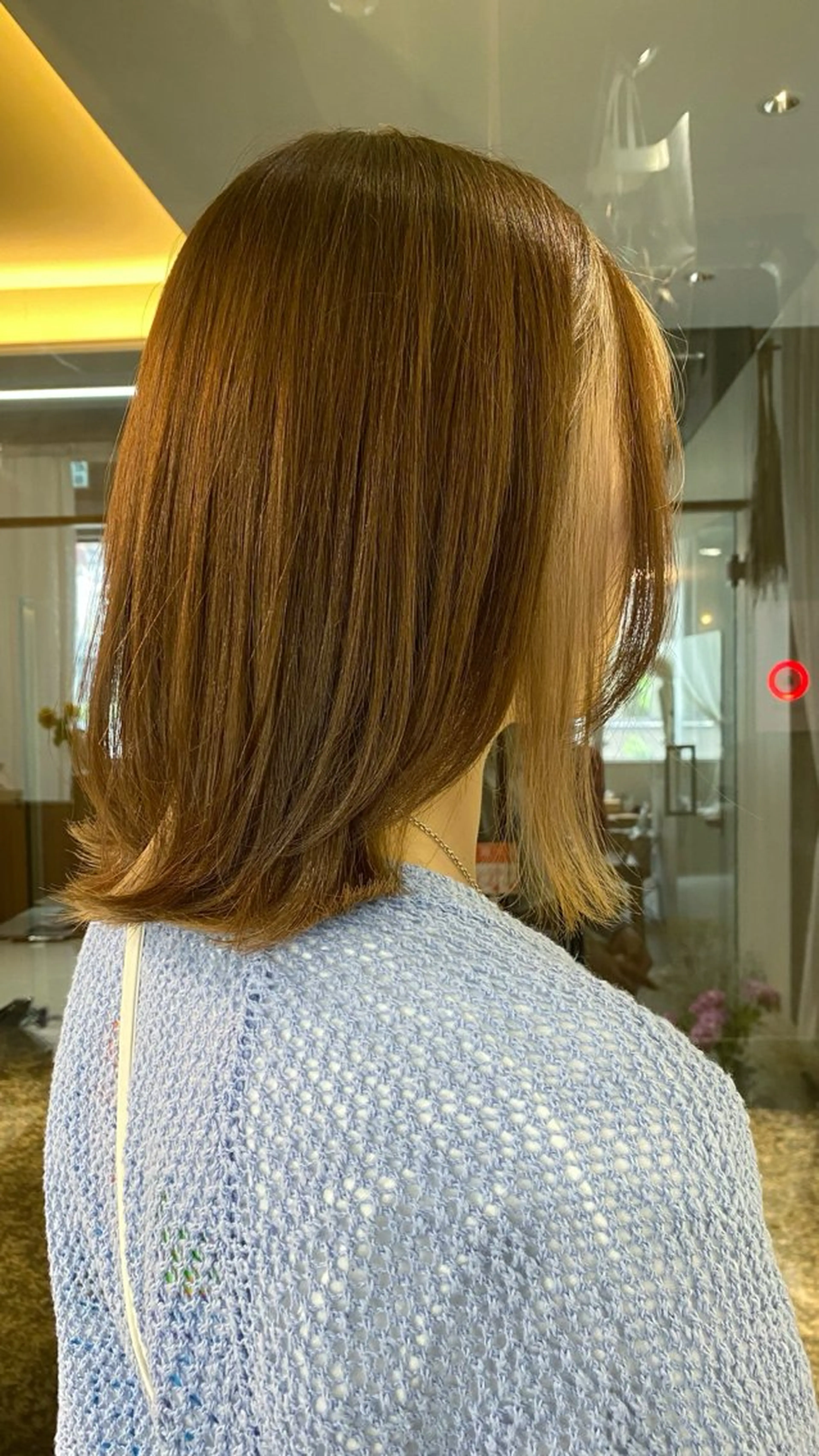 ミディアム カット ヘアカラー トリートメント 🌻花屋併設🌻濱 幸帆のヘアスタイル