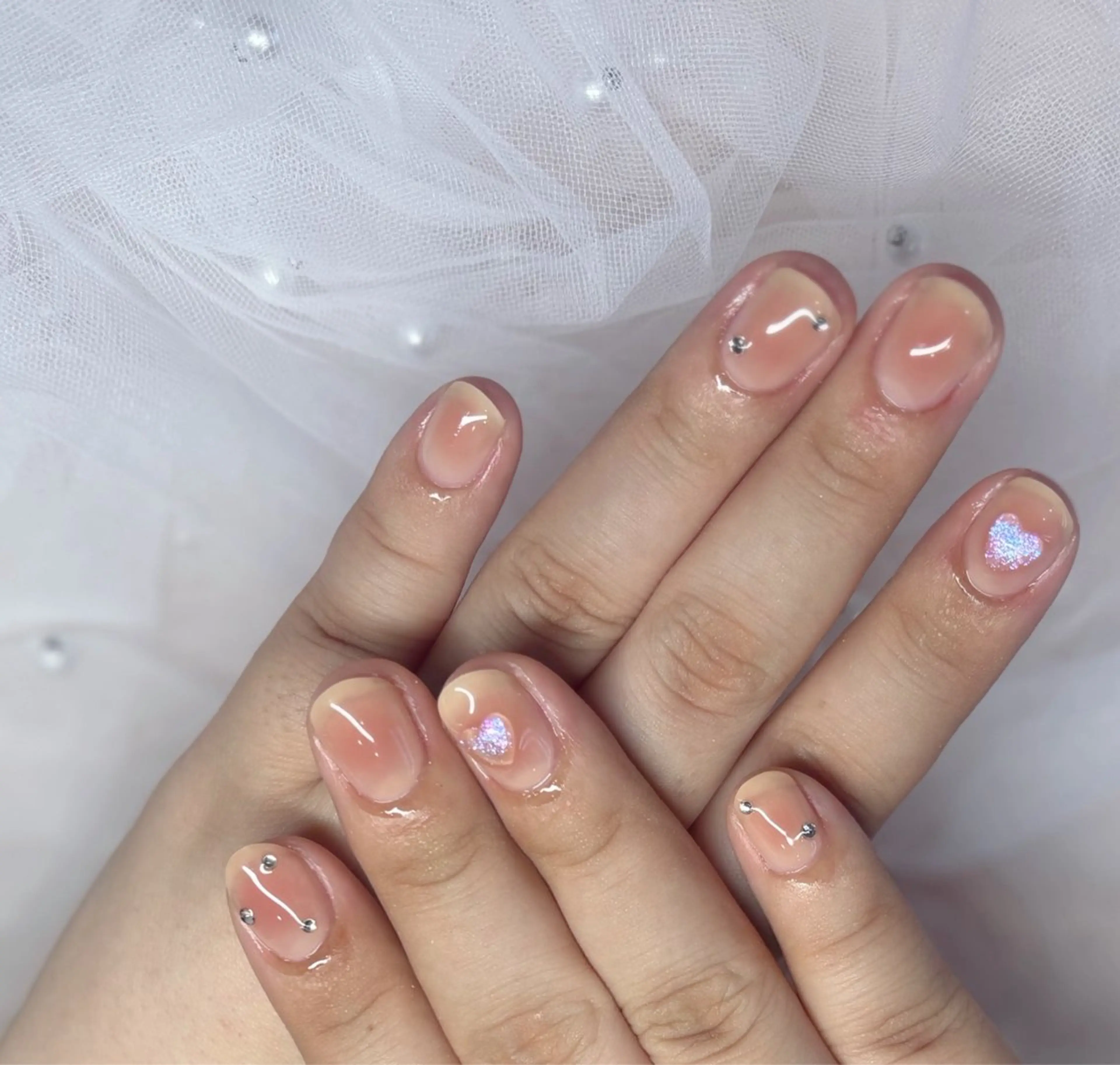 ネイル チークネイル 持ち込み Nail salon Relierのネイルデザイン