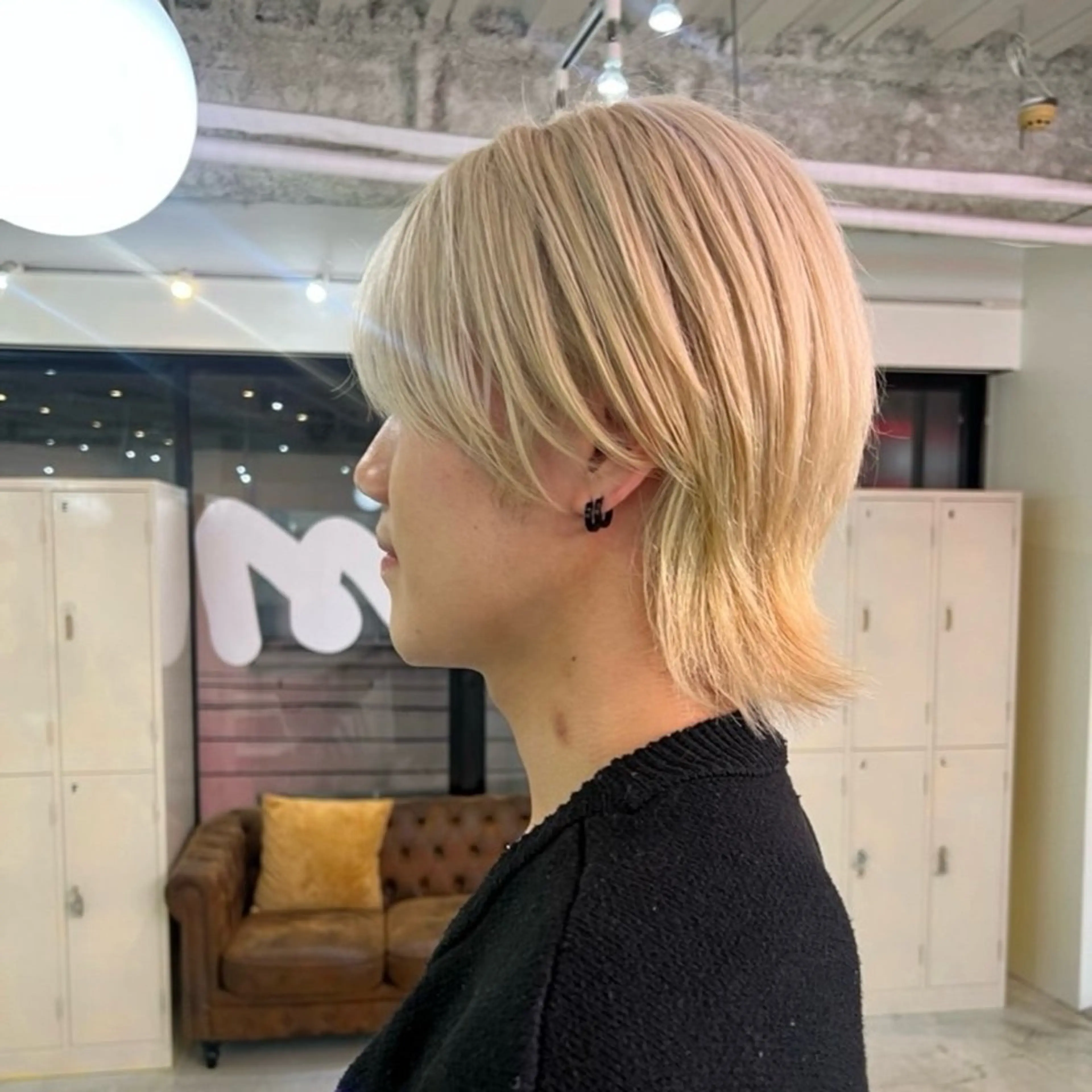 ミディアム カラー ハイトーン×デザイン 🪽🫧HIKARIのヘアスタイル