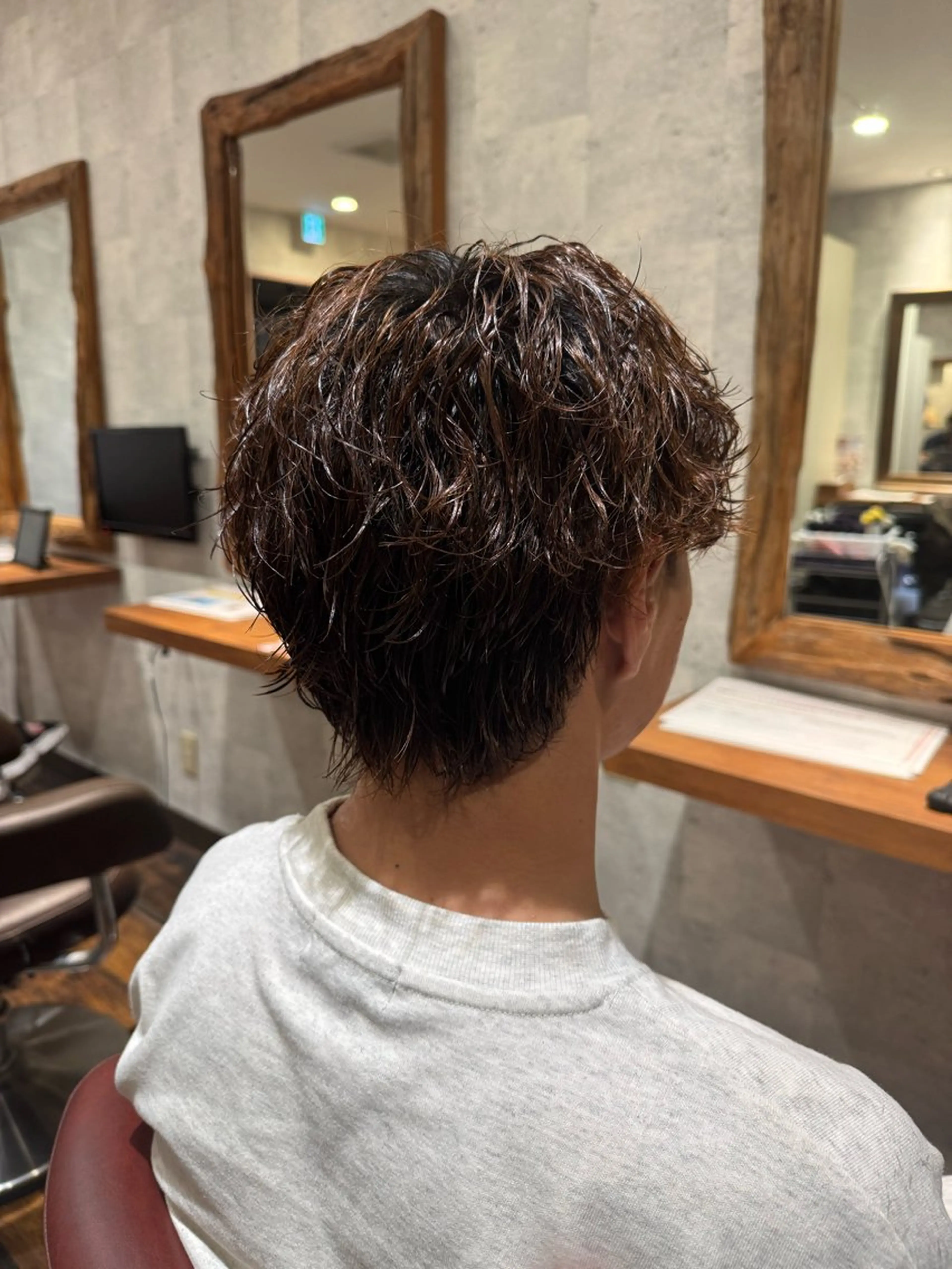 【初回🍧メンズ限定】カット➕ブリーチ➕髪質改善カラーの写真