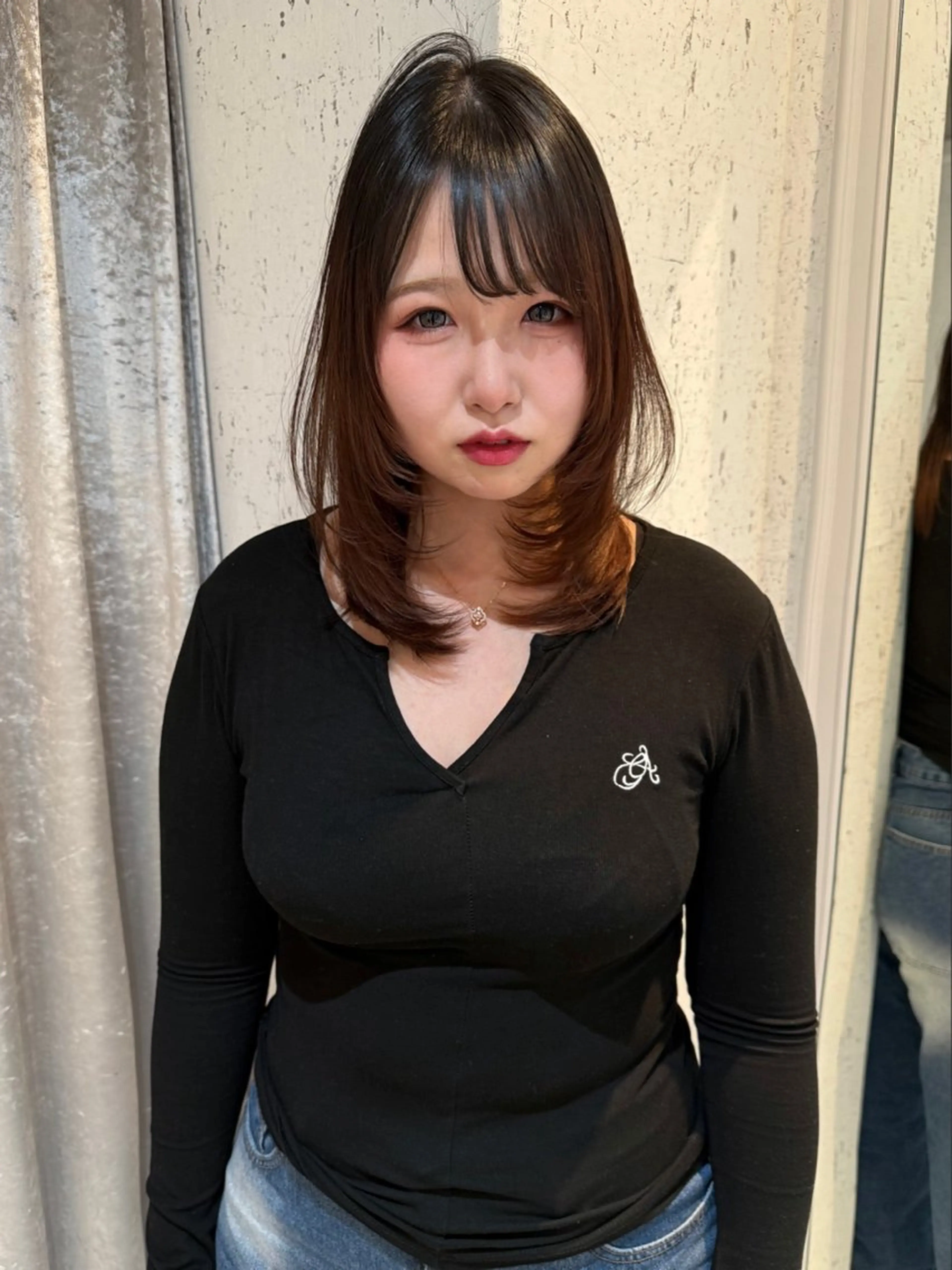 ミディアム カラー カット トリートメント mai / linoah˚✧のヘアスタイル