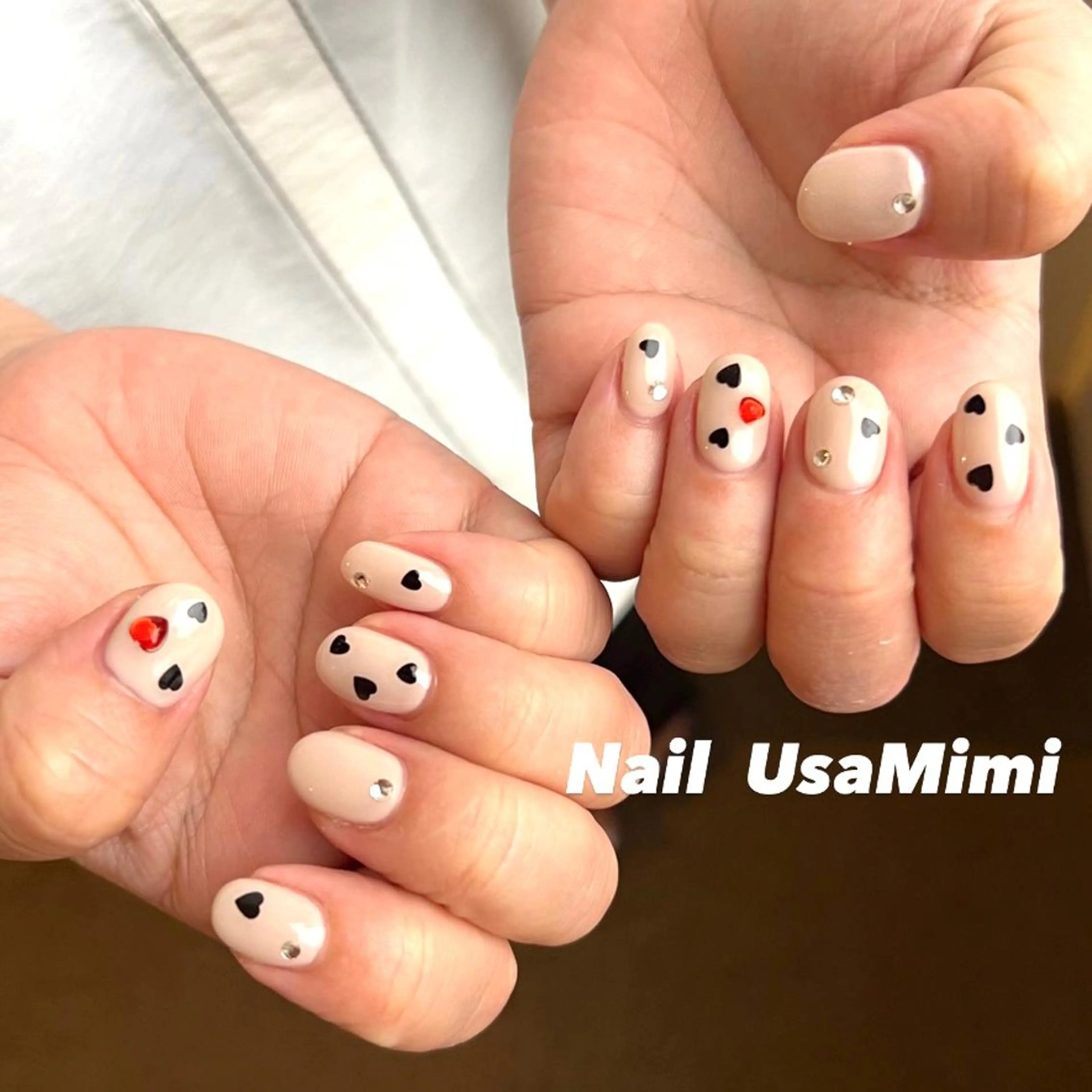 ネイル フットネイル ジェルネイル キラキラネイル マグネットネイル 持ち込み 本町ネイルNail UsaMimiのネイルデザイン