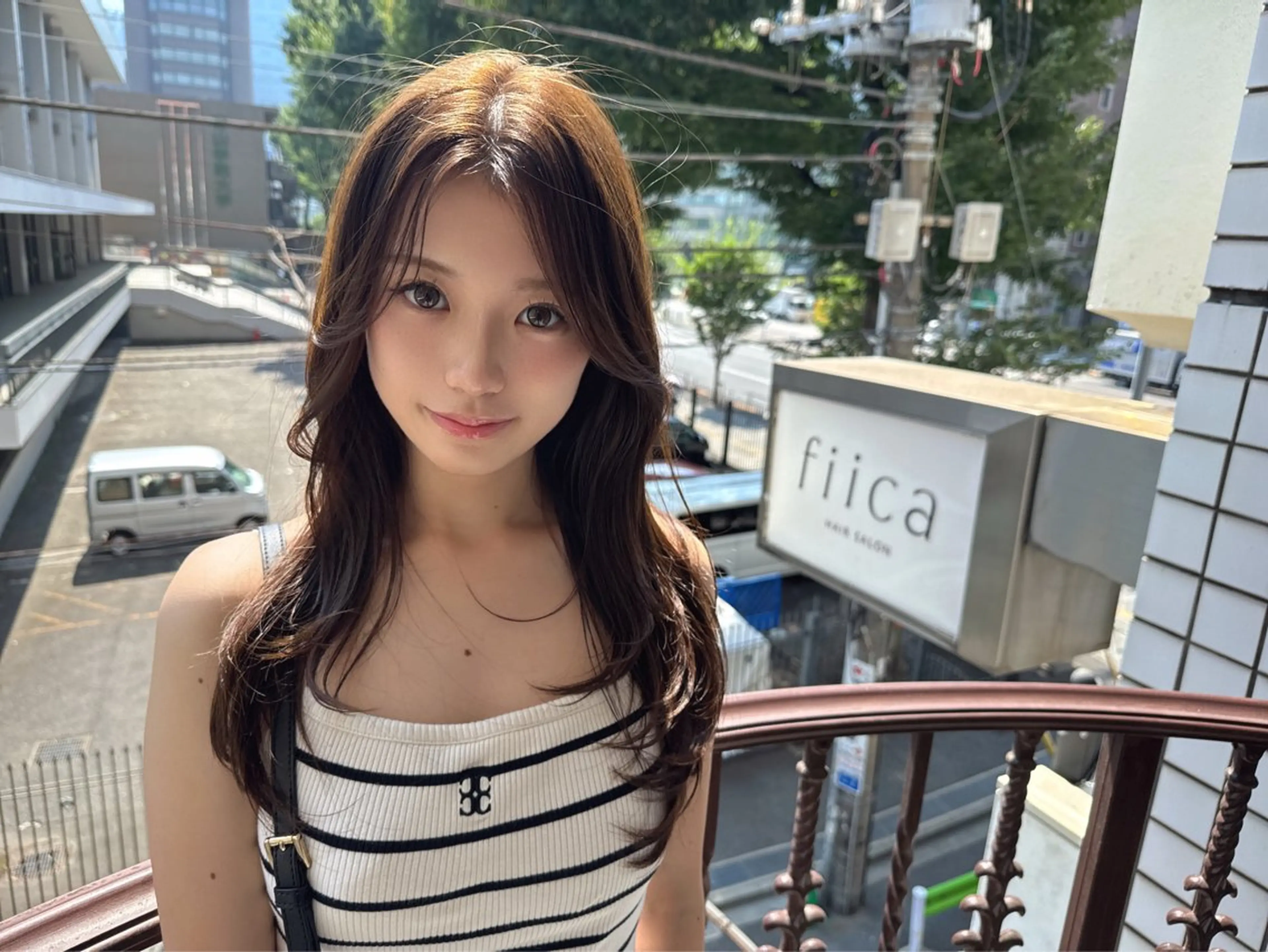 ロング カット ヘアカラー 髪質改善✨艶髪✨ レイヤーカット 田畑のヘアスタイル