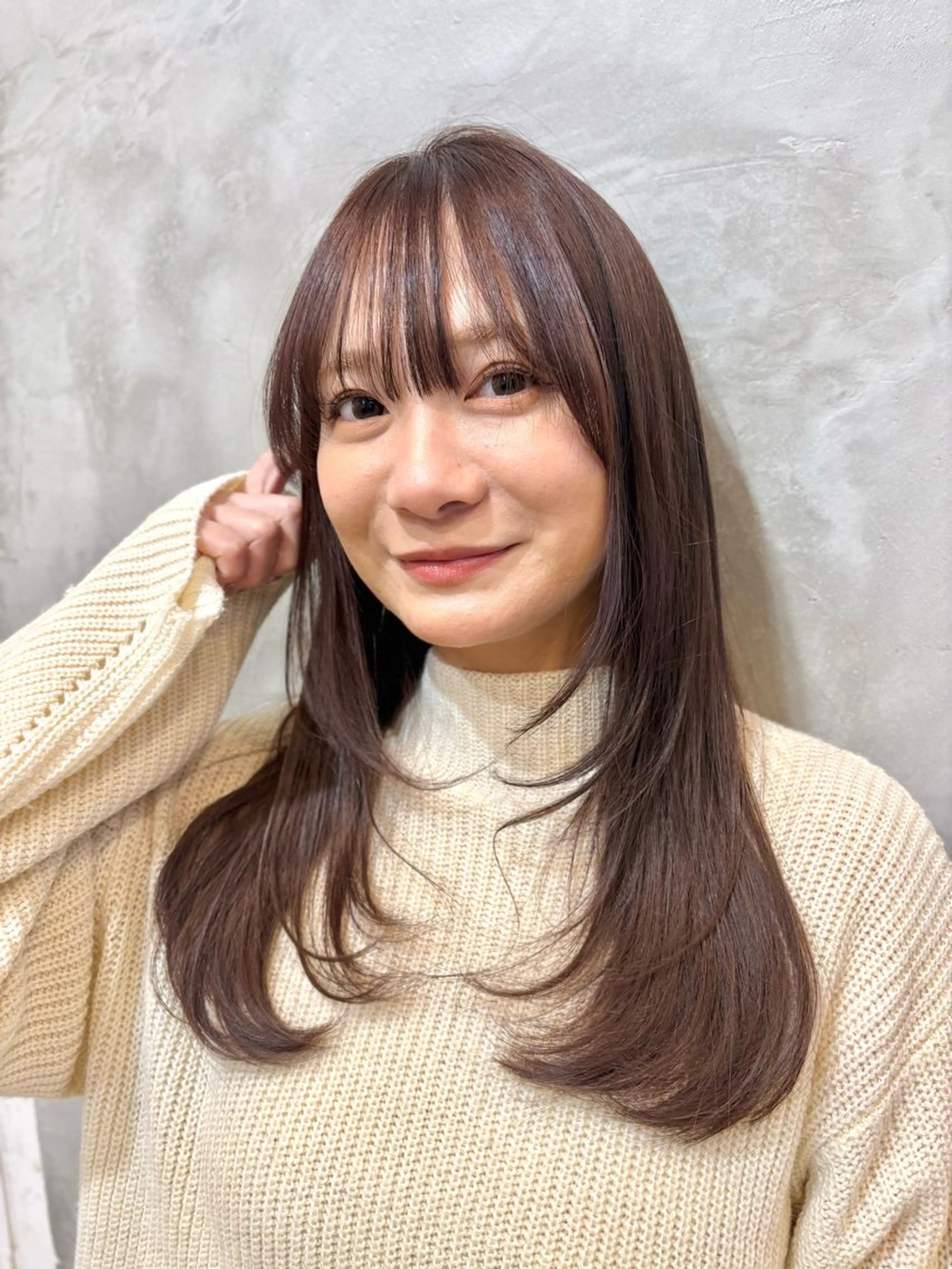 ロング ハイレイヤー レイヤーカット カット ヘアカラー トリートメント 🍭AKANE 1月受付終了のヘアスタイル