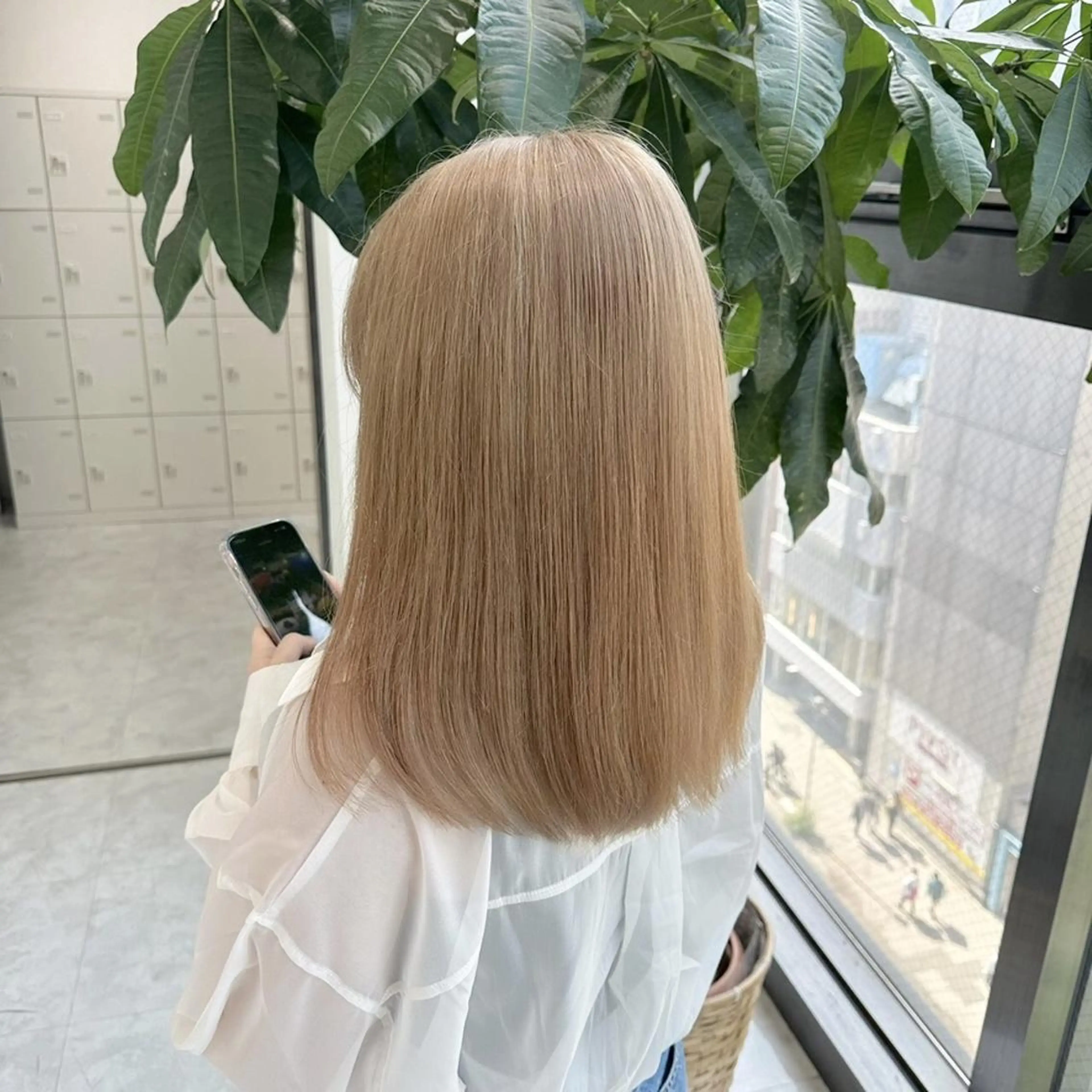 カラー 🎀春色韓国ヘア❤︎ THEATER🎀のヘアスタイル