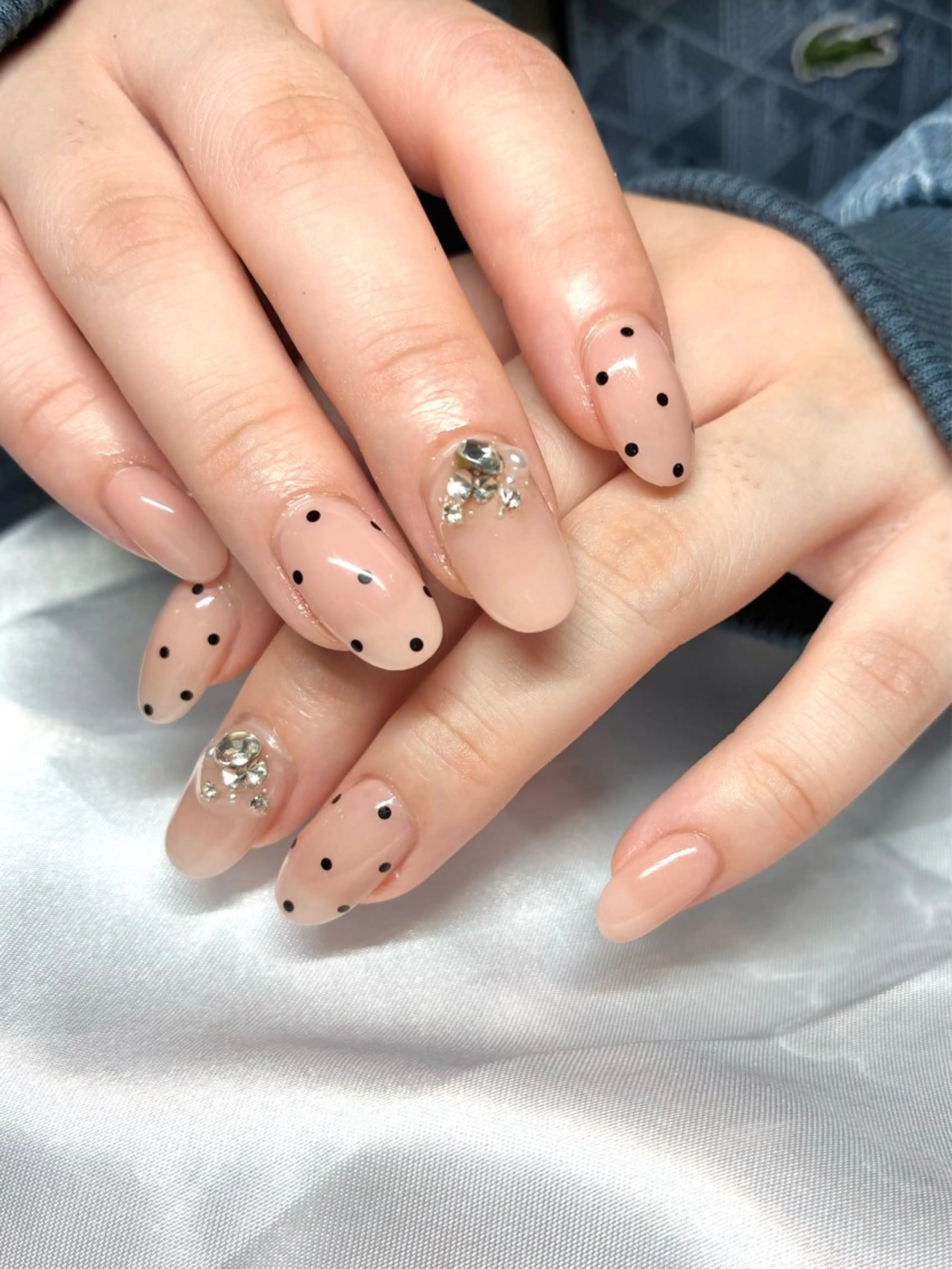 ネイル ドット ハンドネイル Nail ヌシん家 AKANEのネイルデザイン