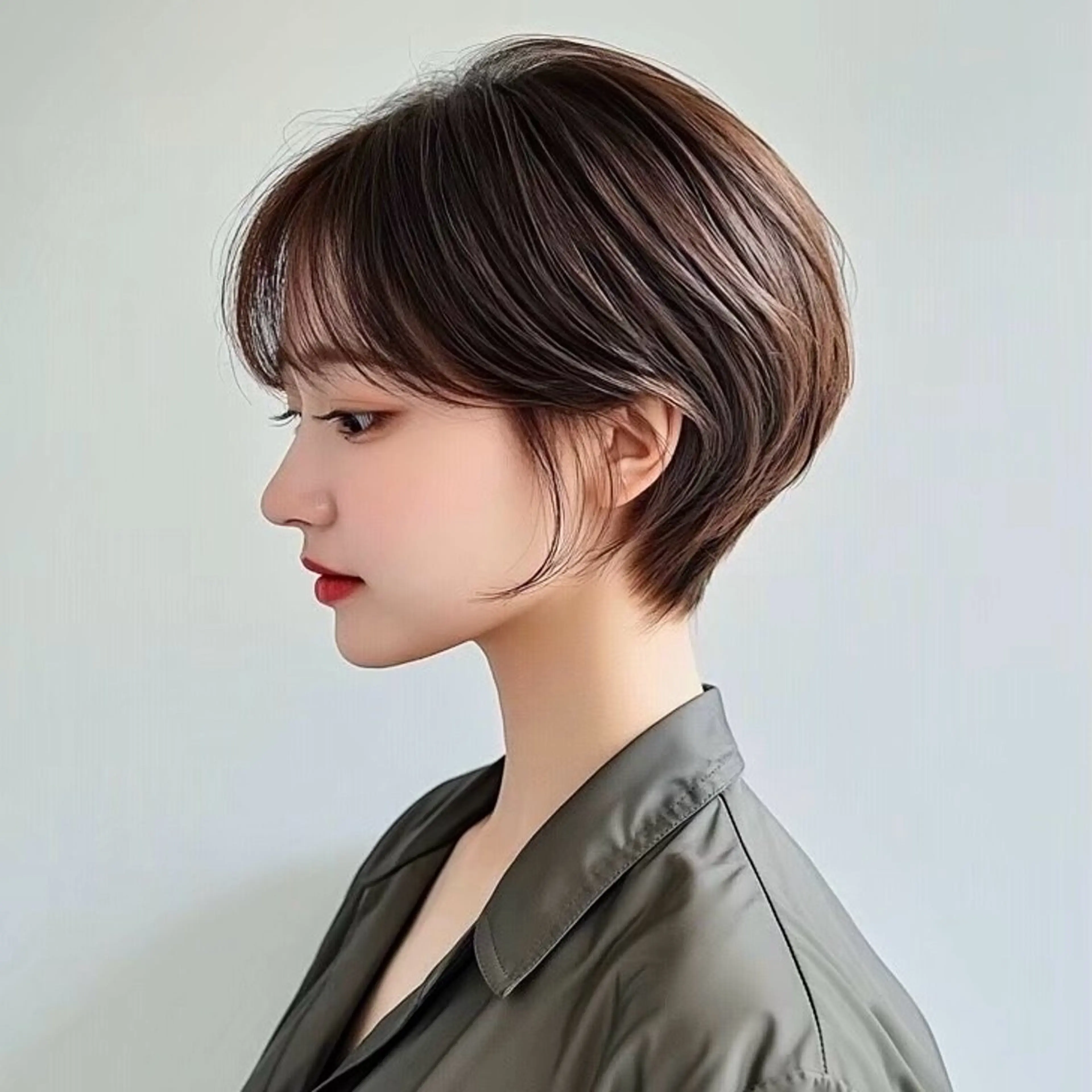 ショート 透明感カラー ふうか　渋谷のヘアスタイル