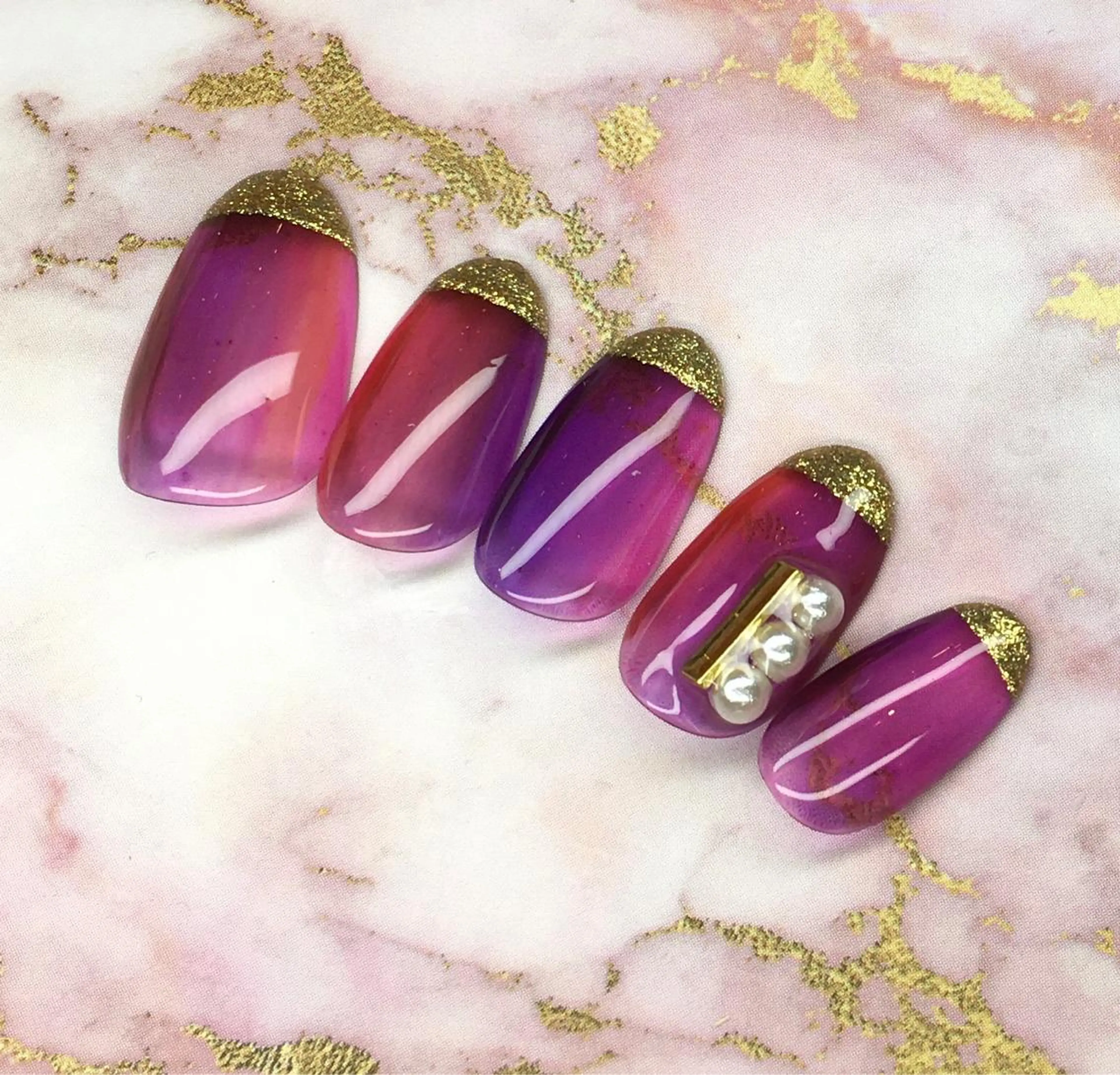 ネイル among アマン所属・lecoa_ kana／amongのネイルデザイン