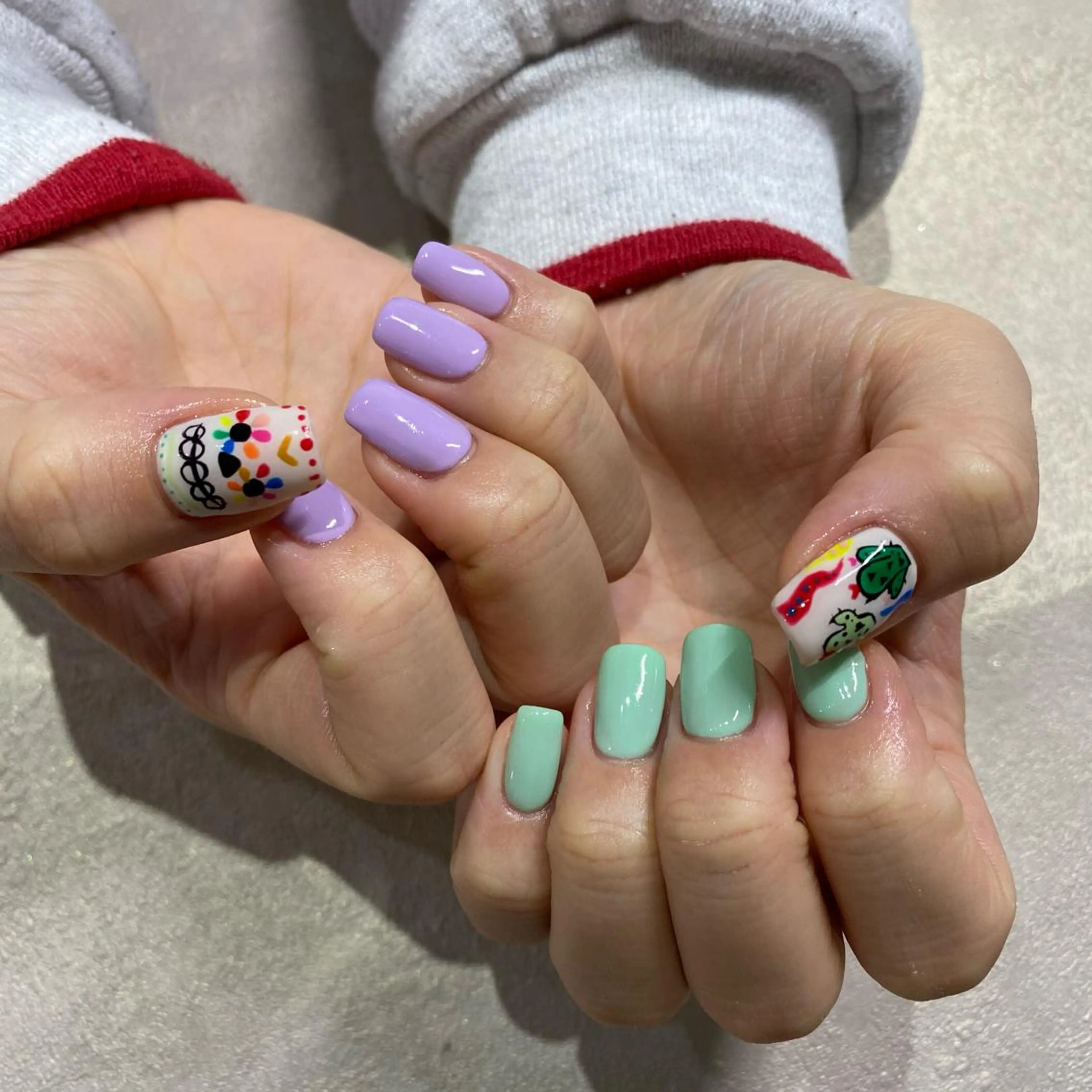 ネイル Amber21.所属・Nagahama Akariのネイルデザイン