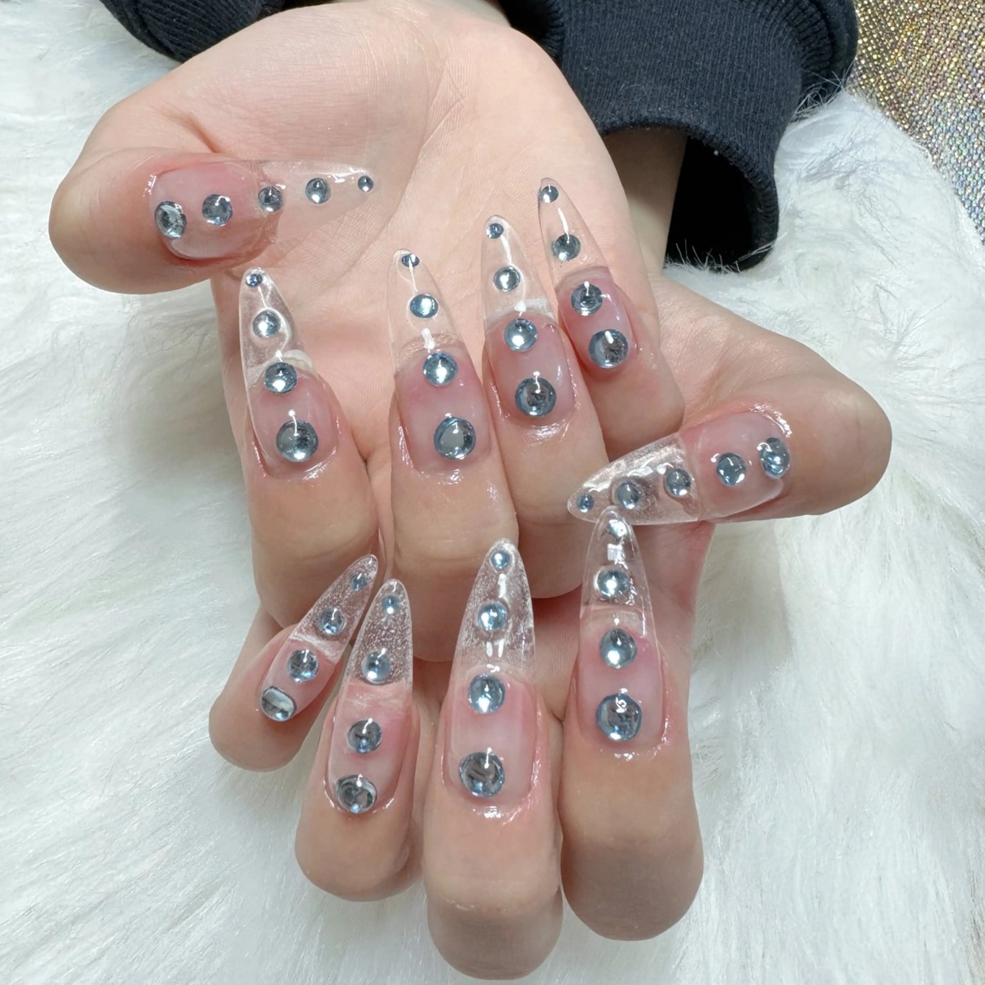 ネイル ハンドネイル 🎀nana🫧 ワンホンネイル🎀のネイルデザイン