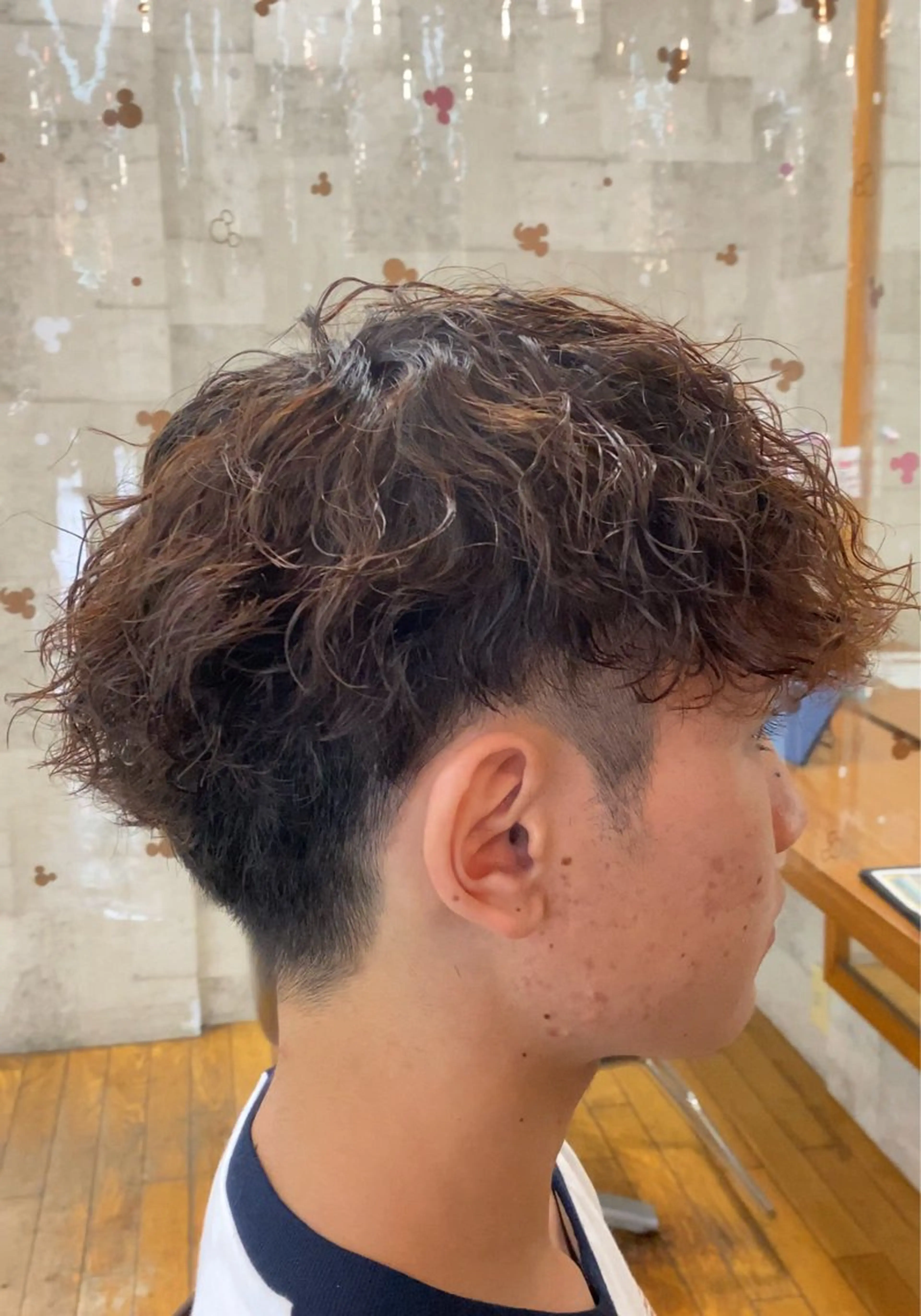 🟣minimo限定価格🟣メンズカット＋ケアパーマ＋トリートメント　通常¥12100→ミニモ限定¥7700の写真