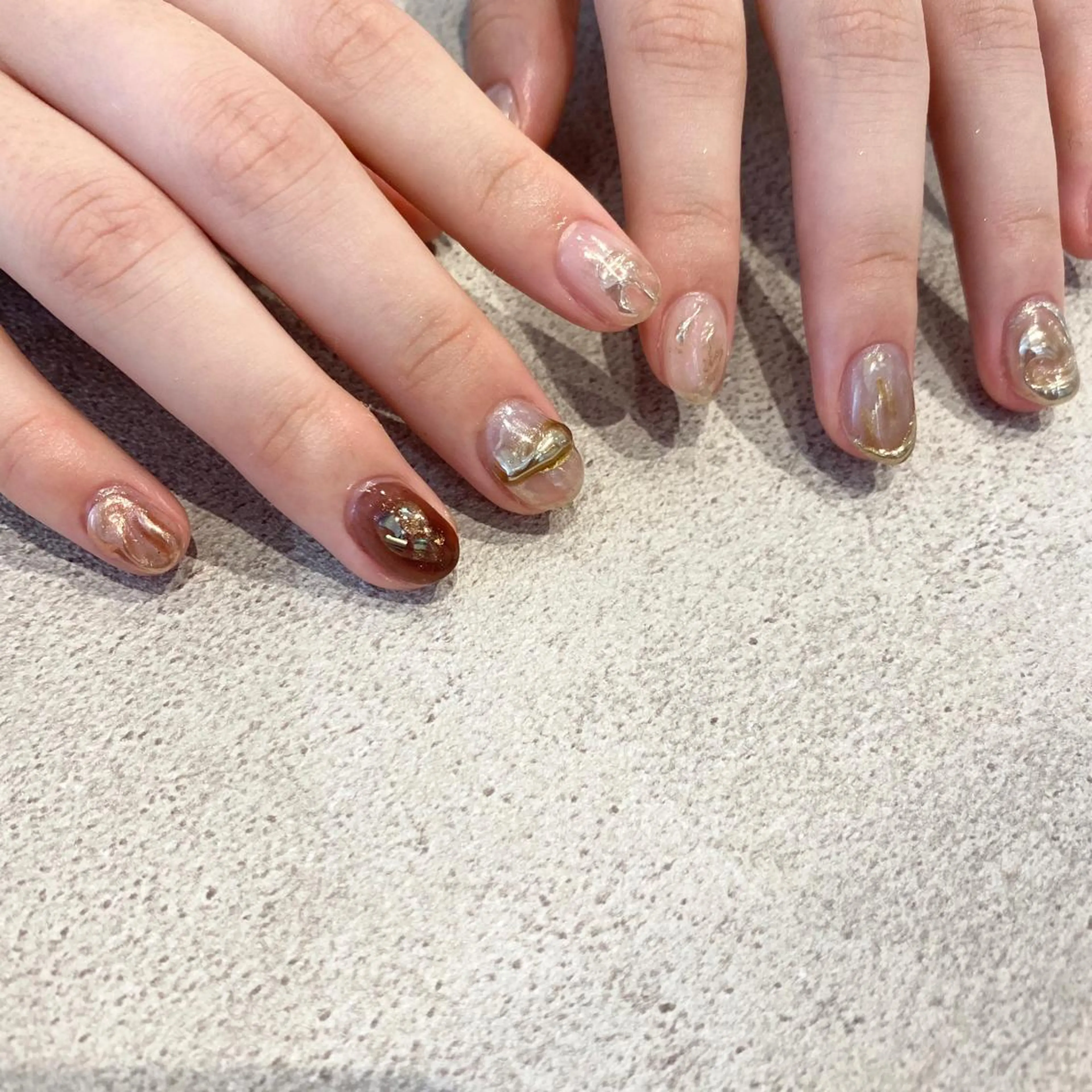 ネイル 成人式 ゴールド NailAVANCE miyuのネイルデザイン