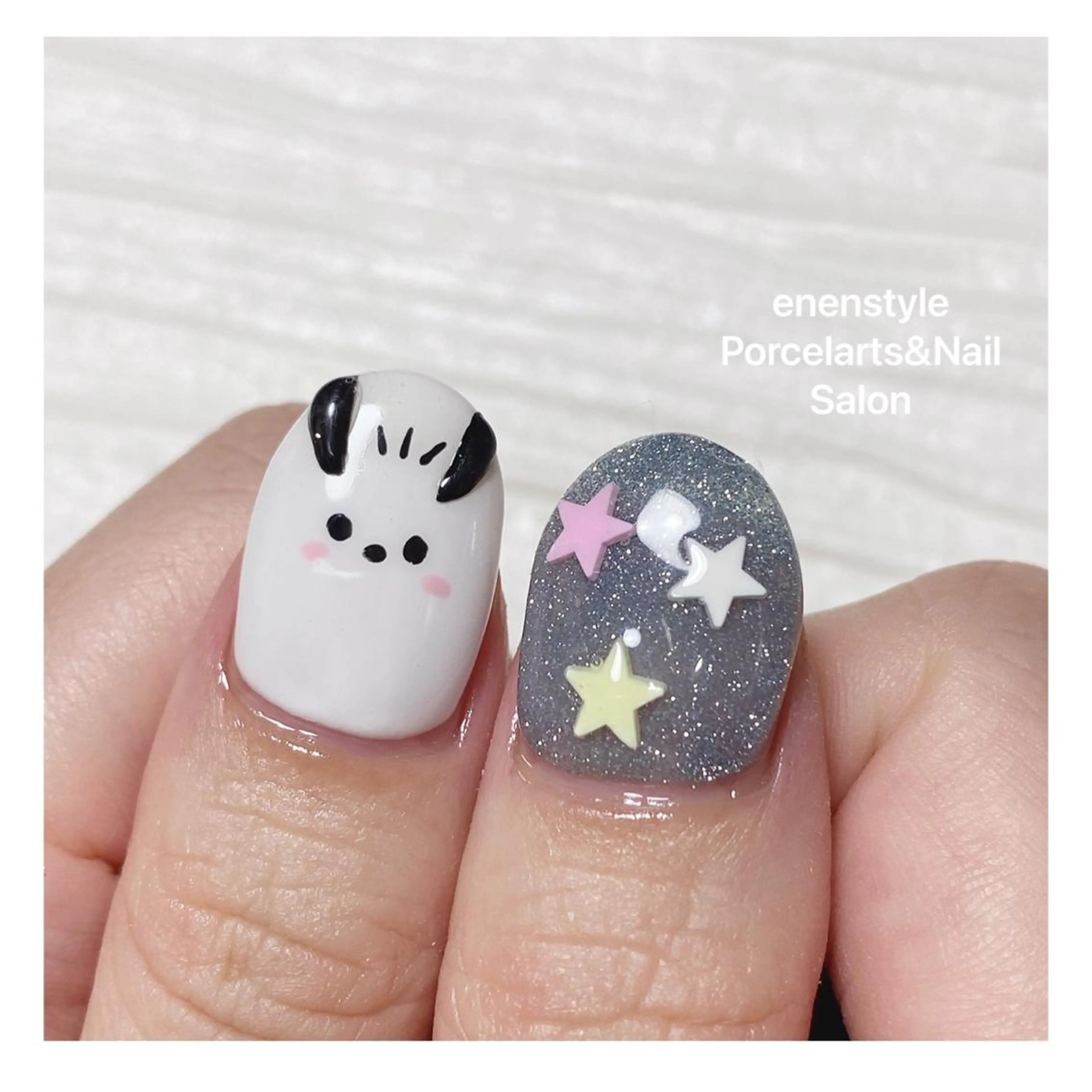 ミディアム ネイル ハンドネイル 👑enen style👑のネイルデザイン