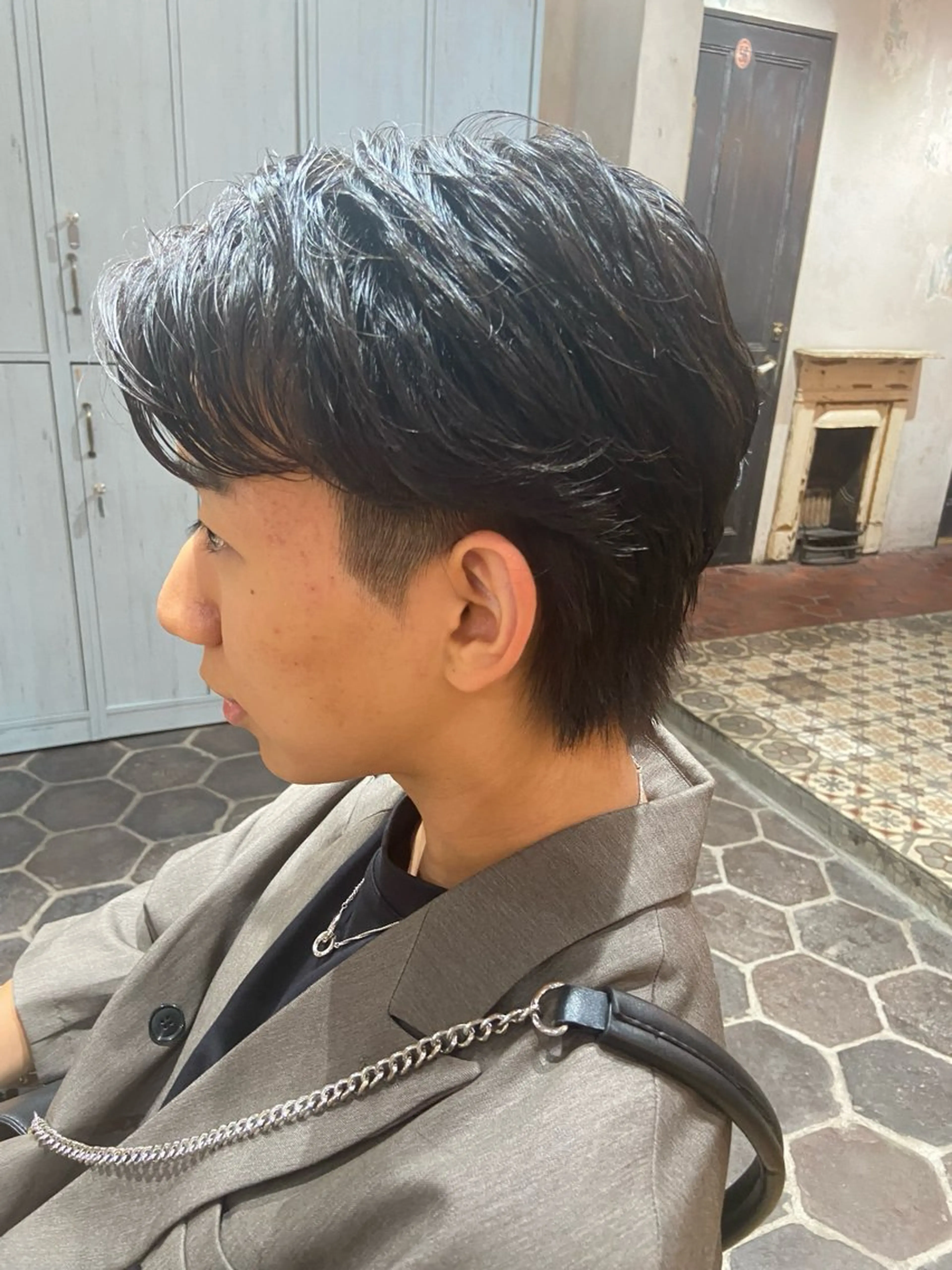 パーマ メンズ メンズパーマ /髪質改善/はるたのヘアスタイル