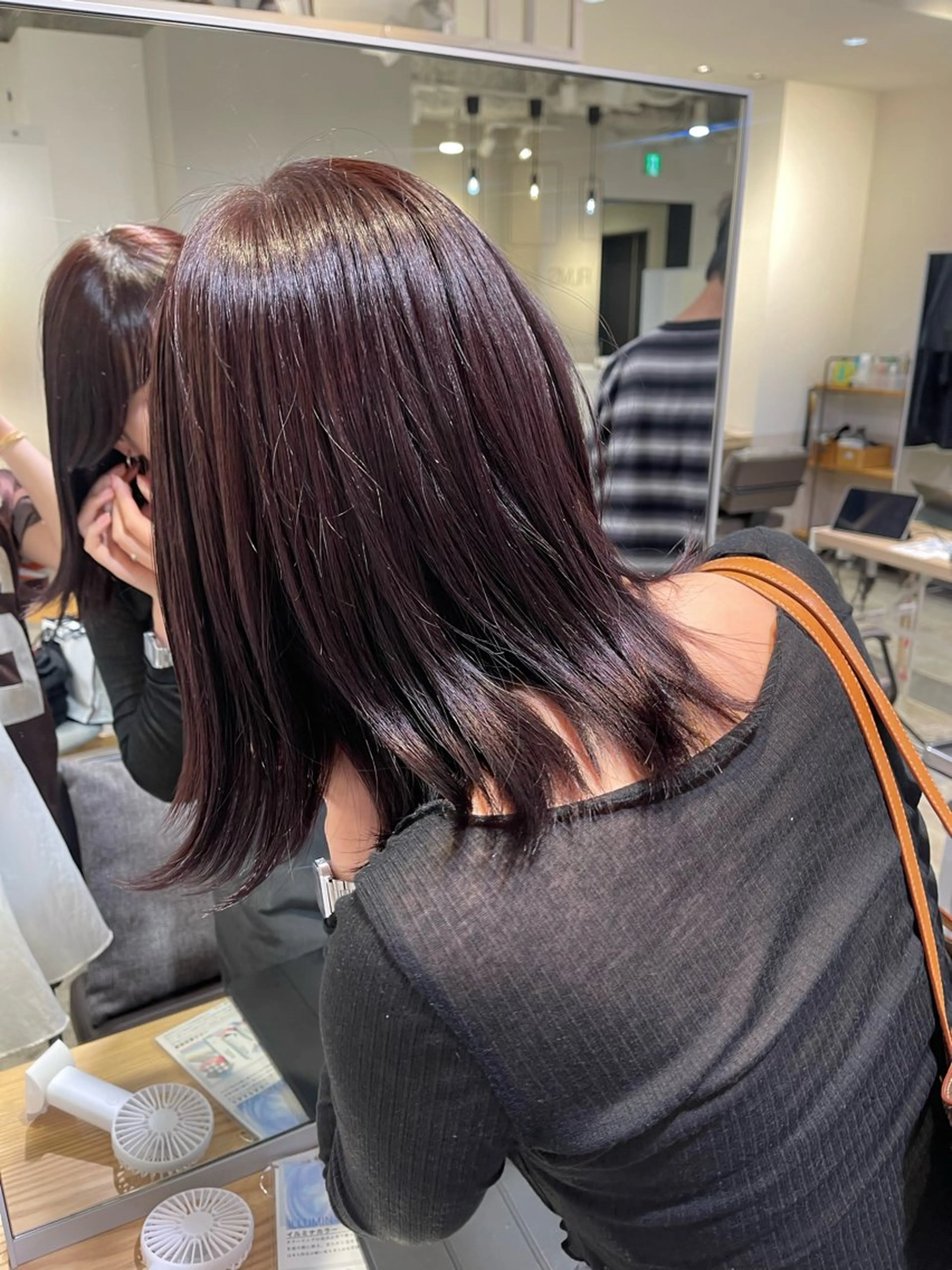 セミロング 🎀縮毛矯正／ カットパーマ／りんのヘアスタイル