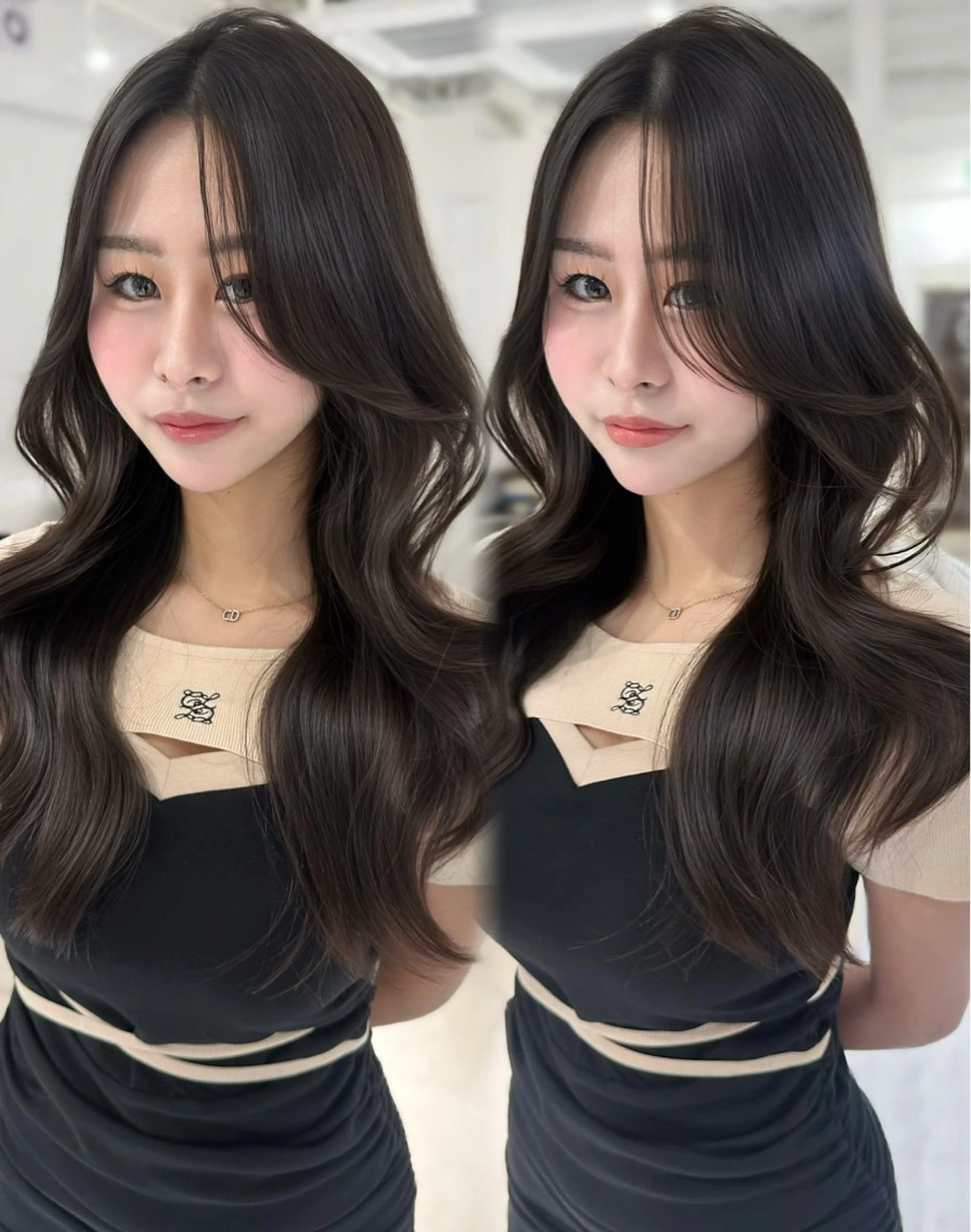 ロング カラー 上野/韓国hair 🤍MOEKA🤍のヘアスタイル